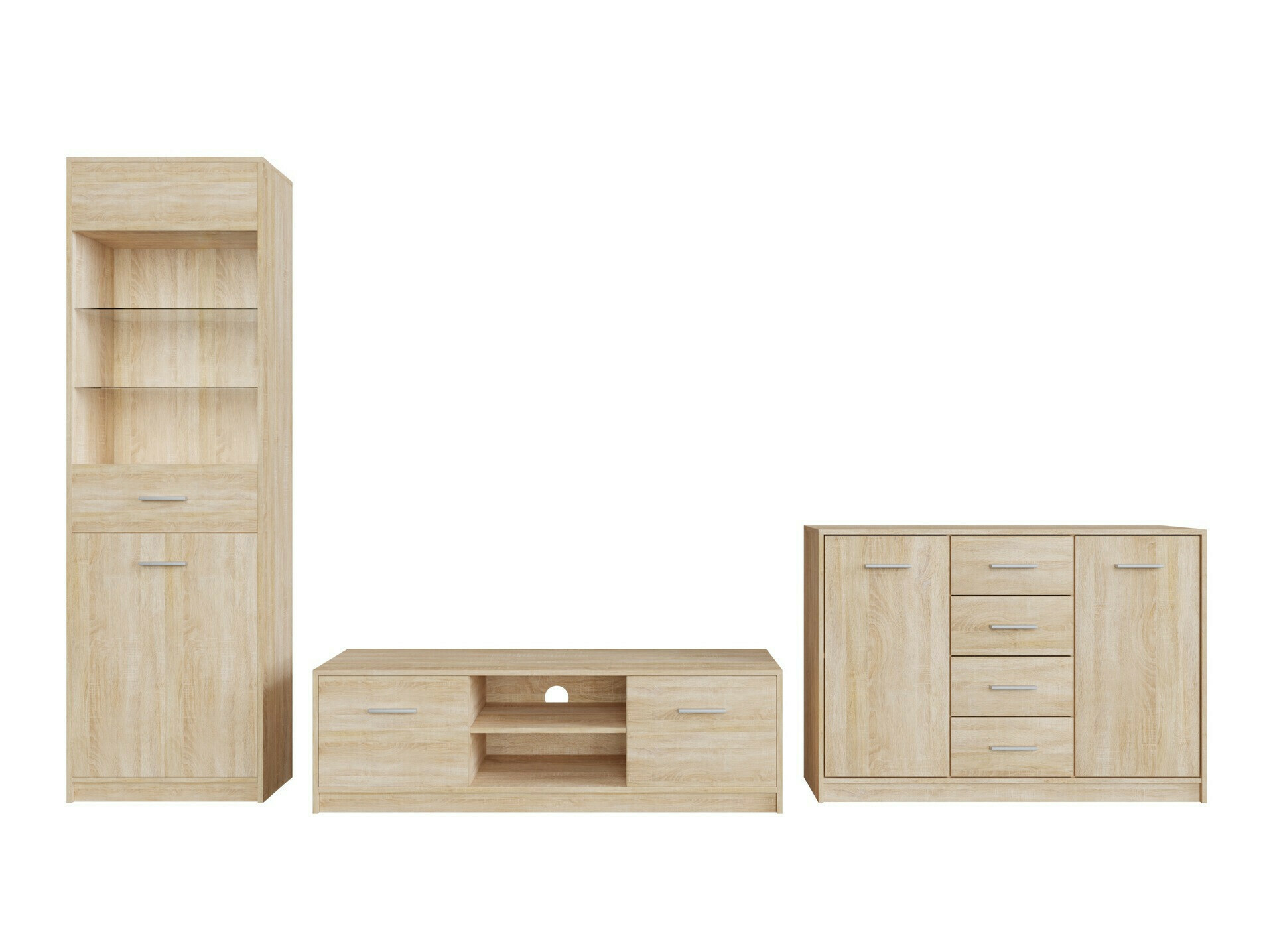 Woonkamerset Novsore 162 (Sonoma eik)