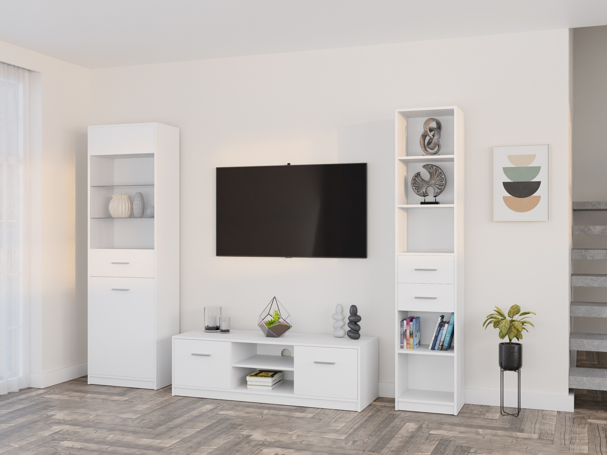 Woonkamerset Novsore 163 (Wit)