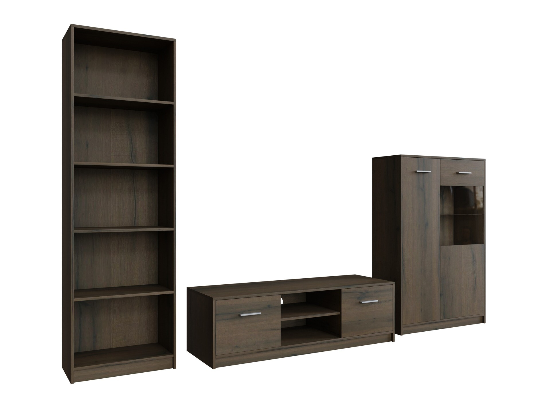 Woonkamerset Novsore 164 (Donkere eik)