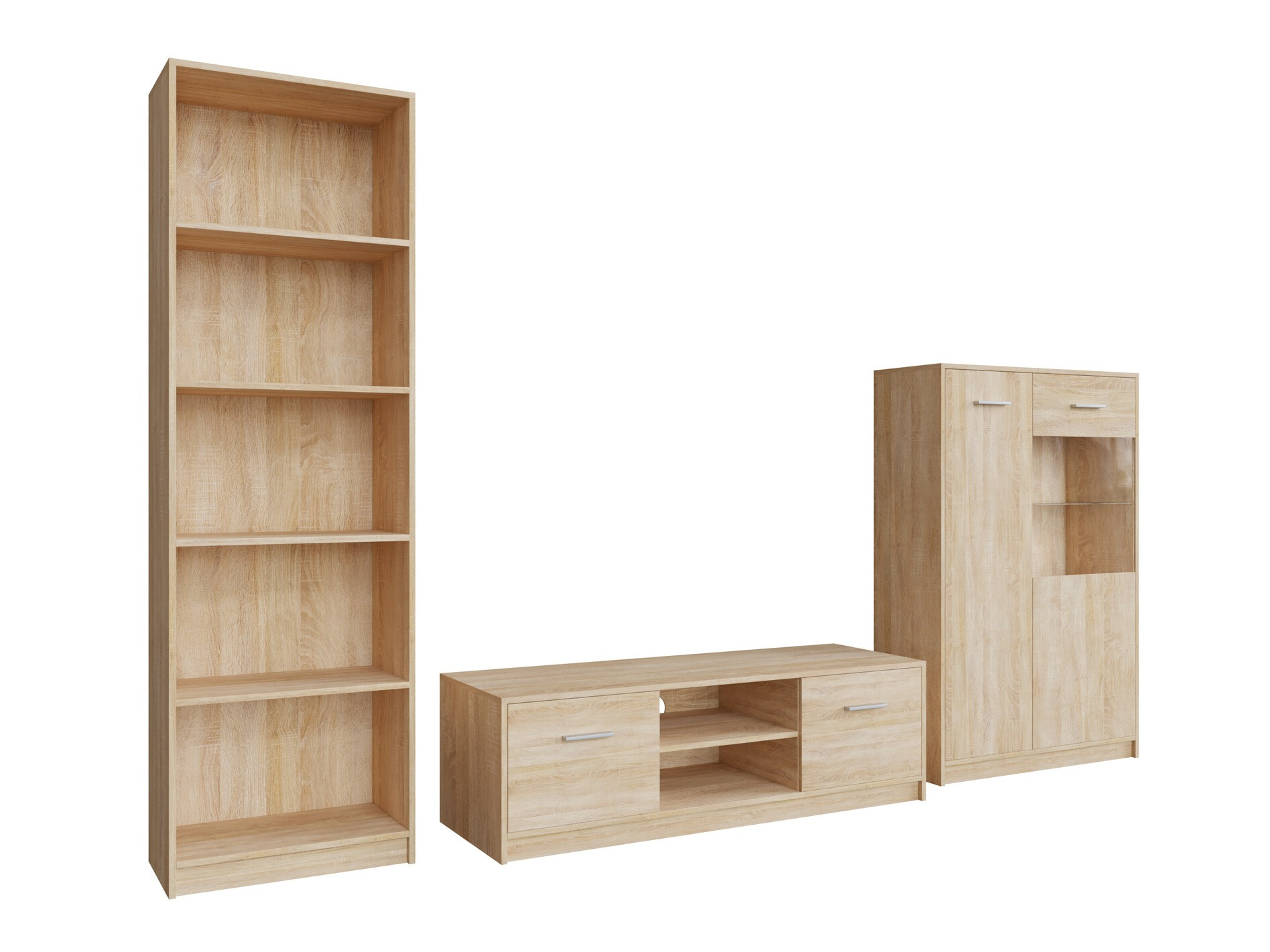 Woonkamerset Novsore 164 (Sonoma eik)