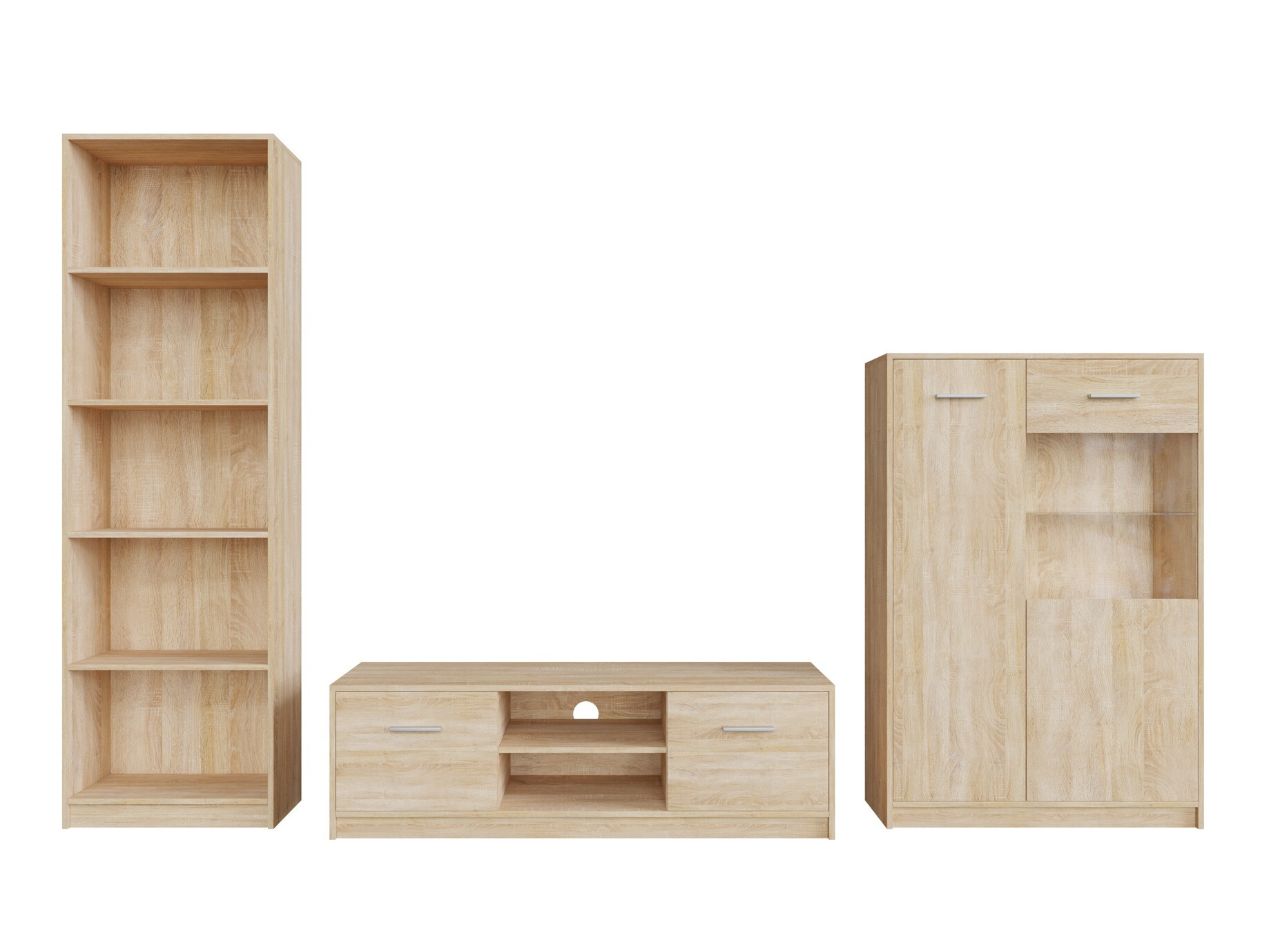 Woonkamerset Novsore 164 (Sonoma eik)