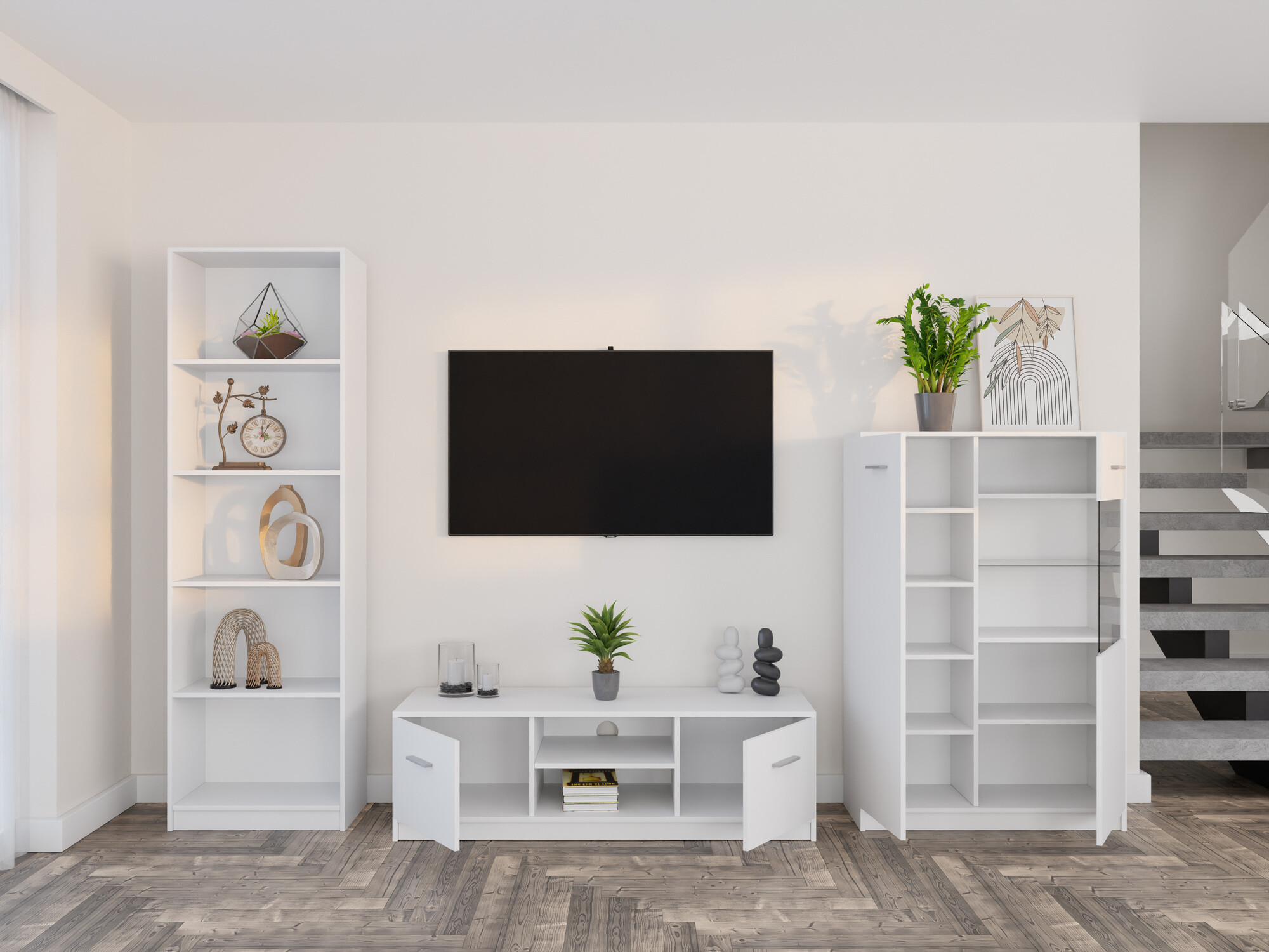 Woonkamerset Novsore 164 (Wit)