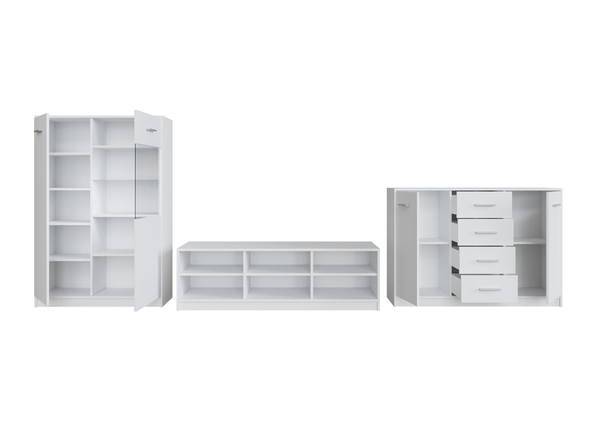 Woonkamerset Novsore 165 (Wit)