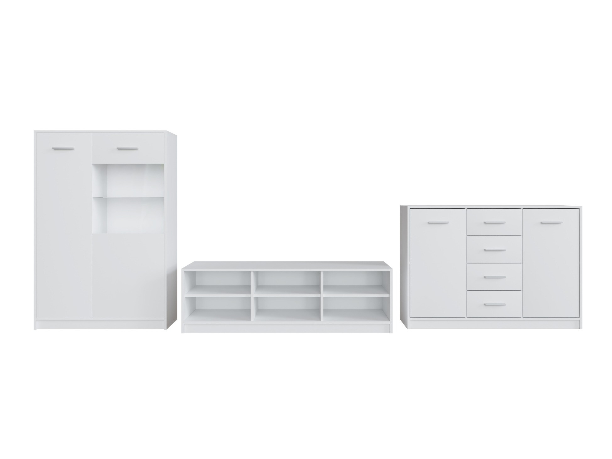 Woonkamerset Novsore 165 (Wit)