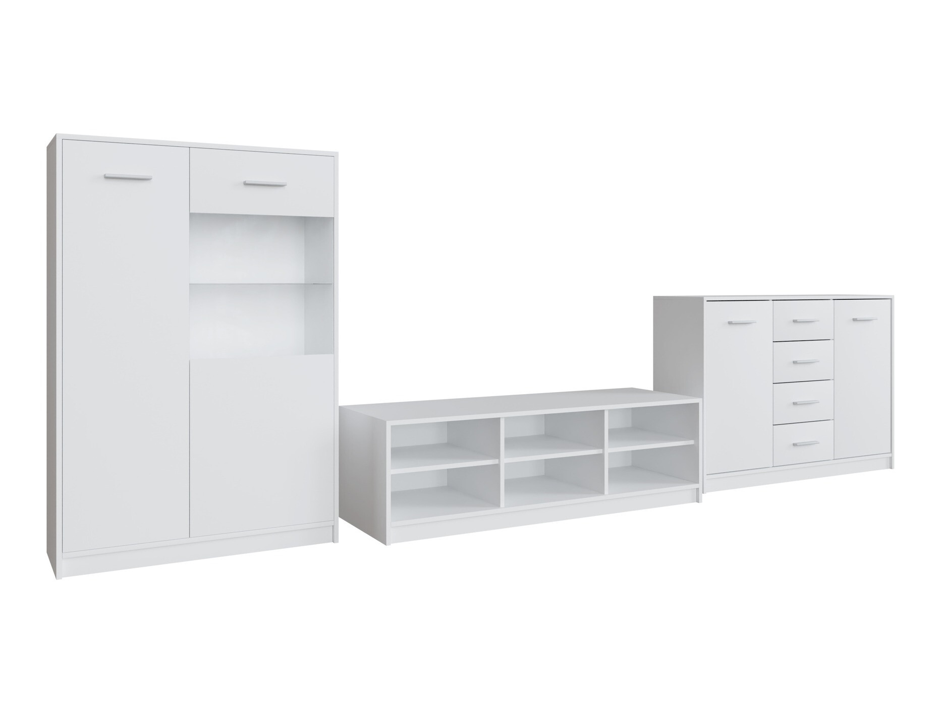 Woonkamerset Novsore 165 (Wit)