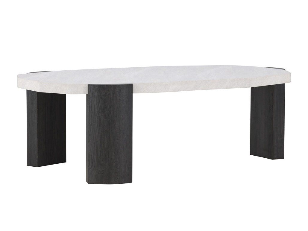 Salontafel Dallas 4792 (Zwart + Wit marmer)