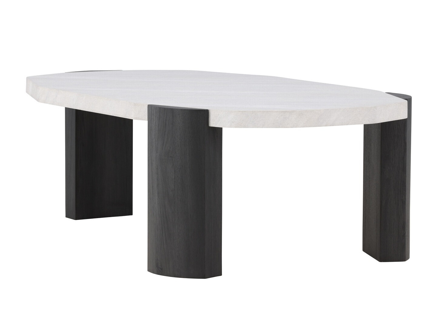 Salontafel Dallas 4792 (Zwart + Wit marmer)