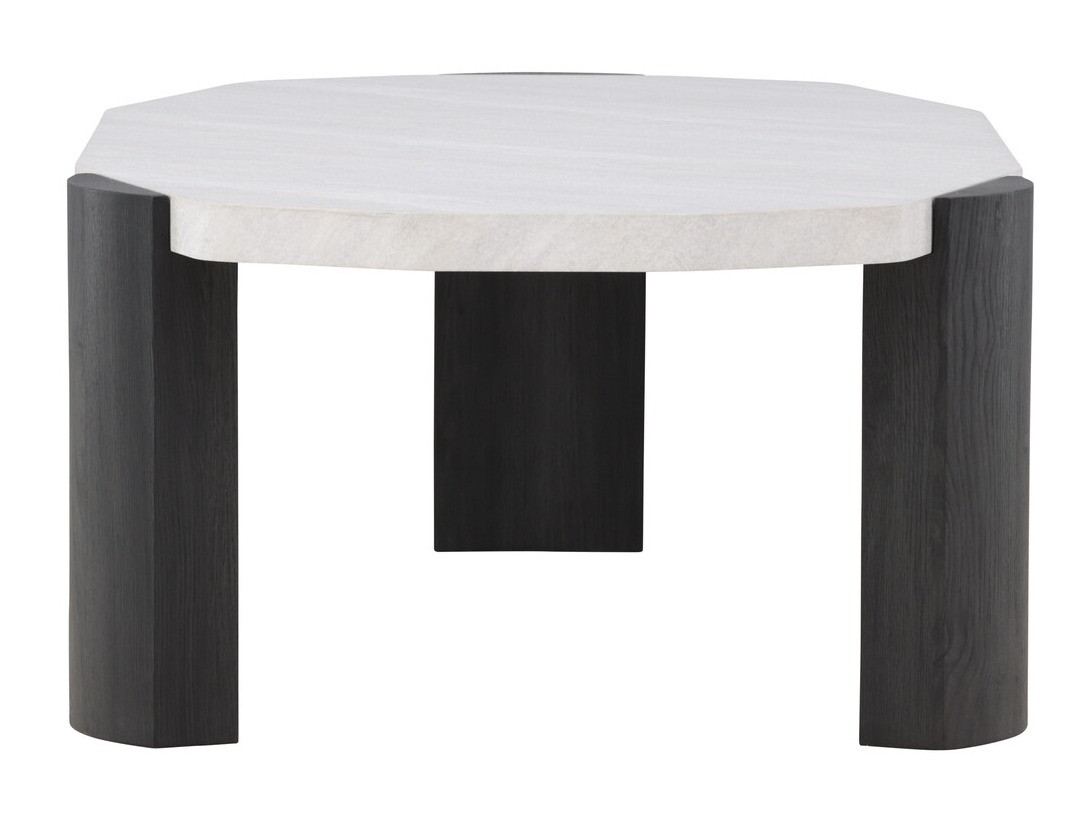 Salontafel Dallas 4792 (Zwart + Wit marmer)