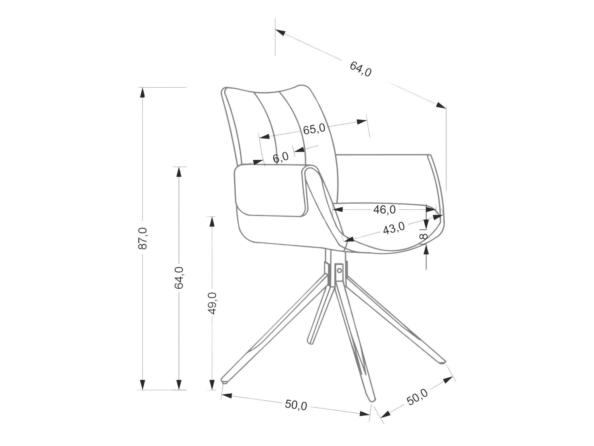 Stoel Houston 1920 (Beige)