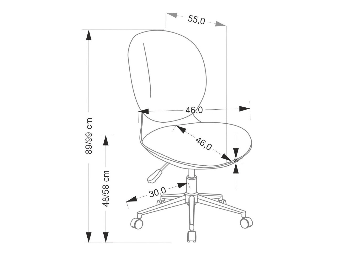 Kinderstoel Houston 1924 (Roze)