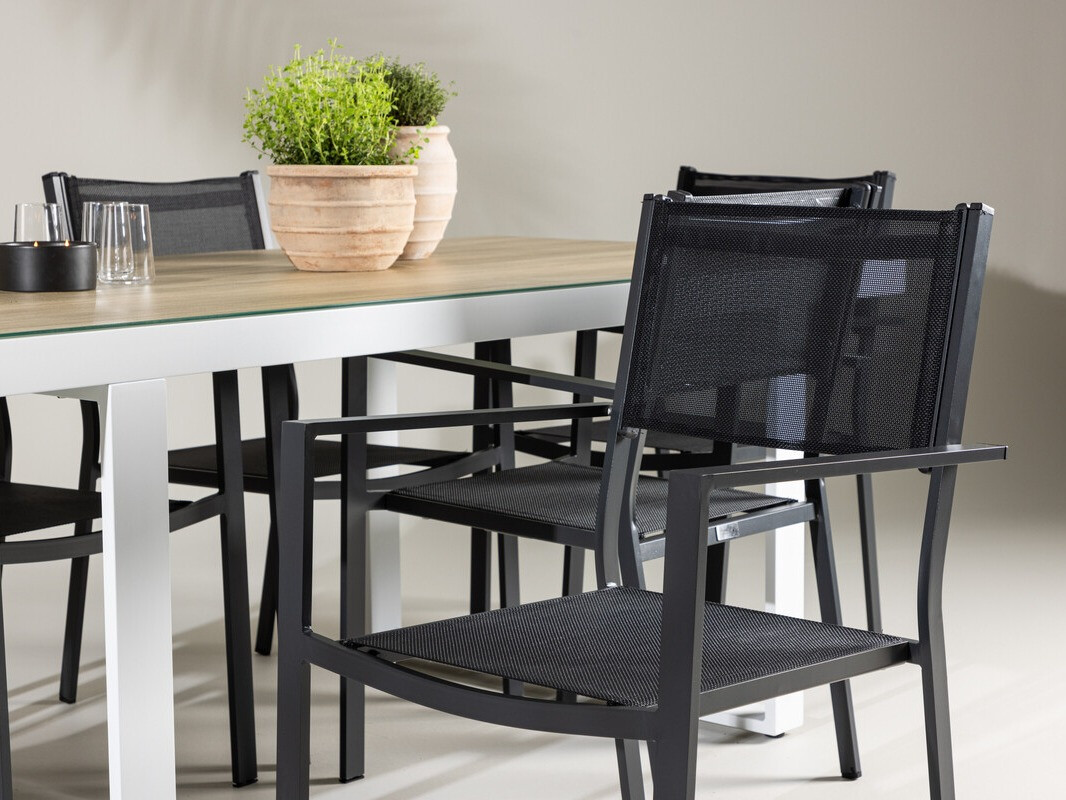 Tafel en stoelen set Dallas 4805