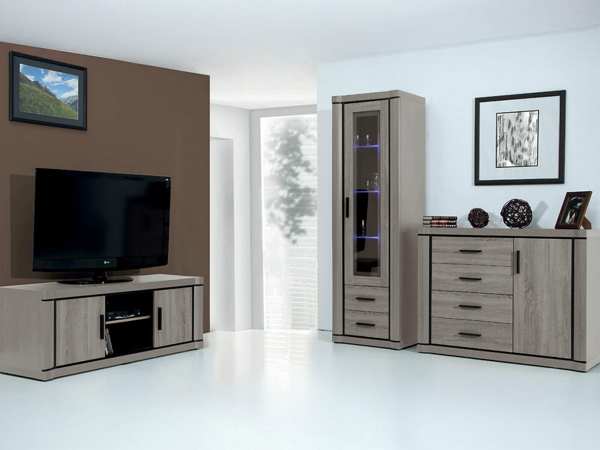 Woonkamerset Lorelie 122 (Truffel eiken)