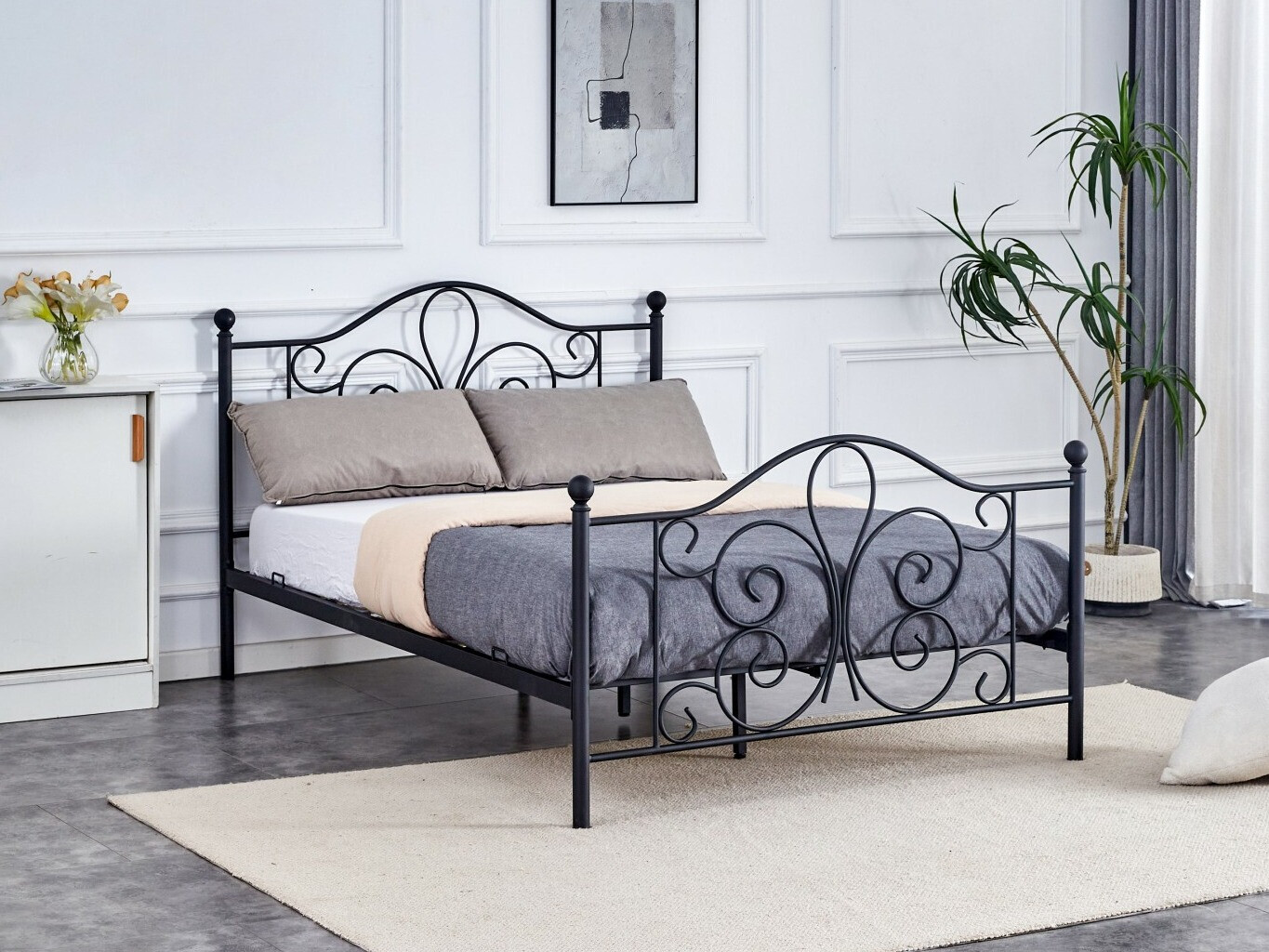 Bed Houston 1355 (Zwart)