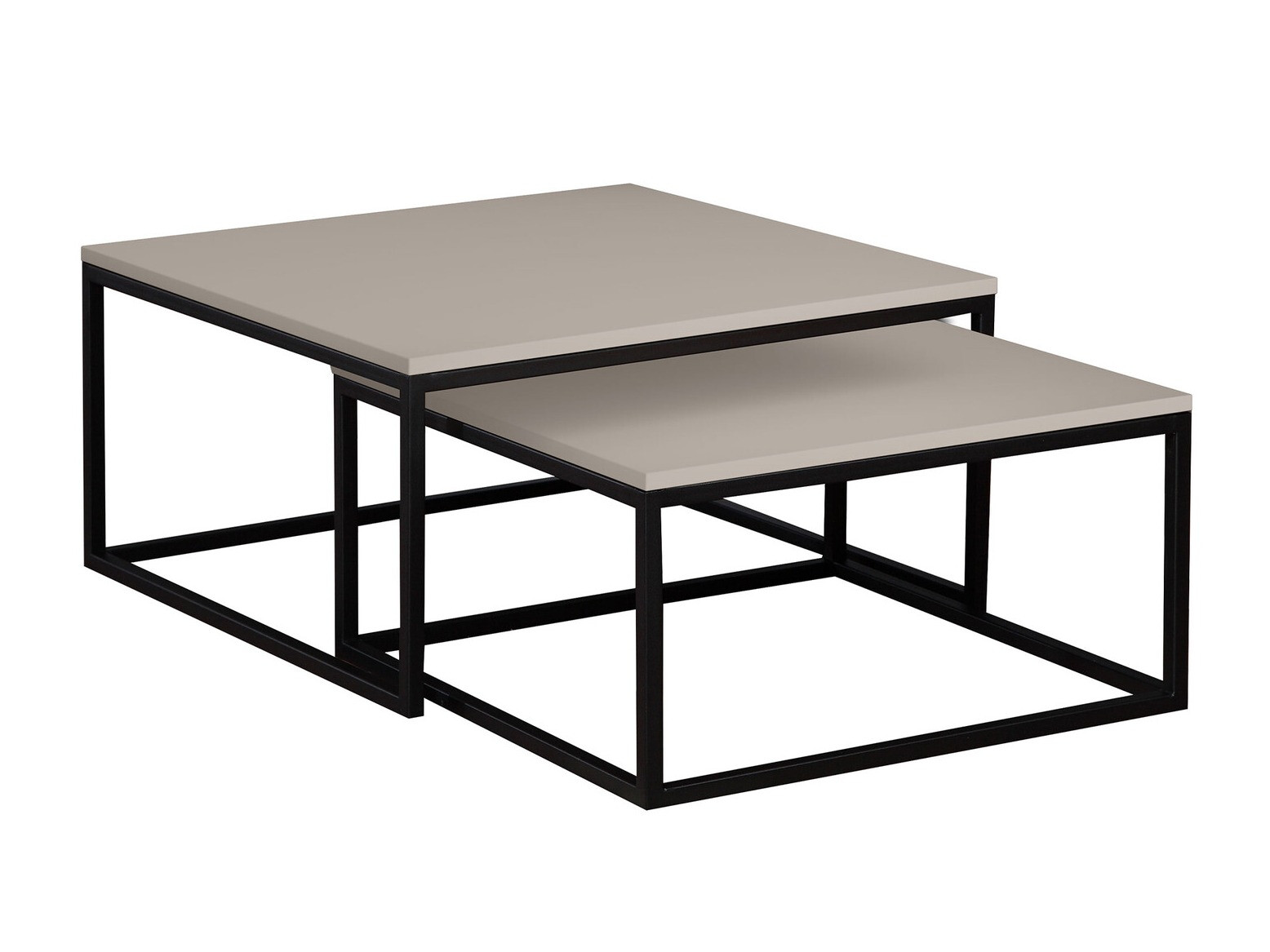 Salontafel set Oswego 101 (Kasjmier + Zwart)