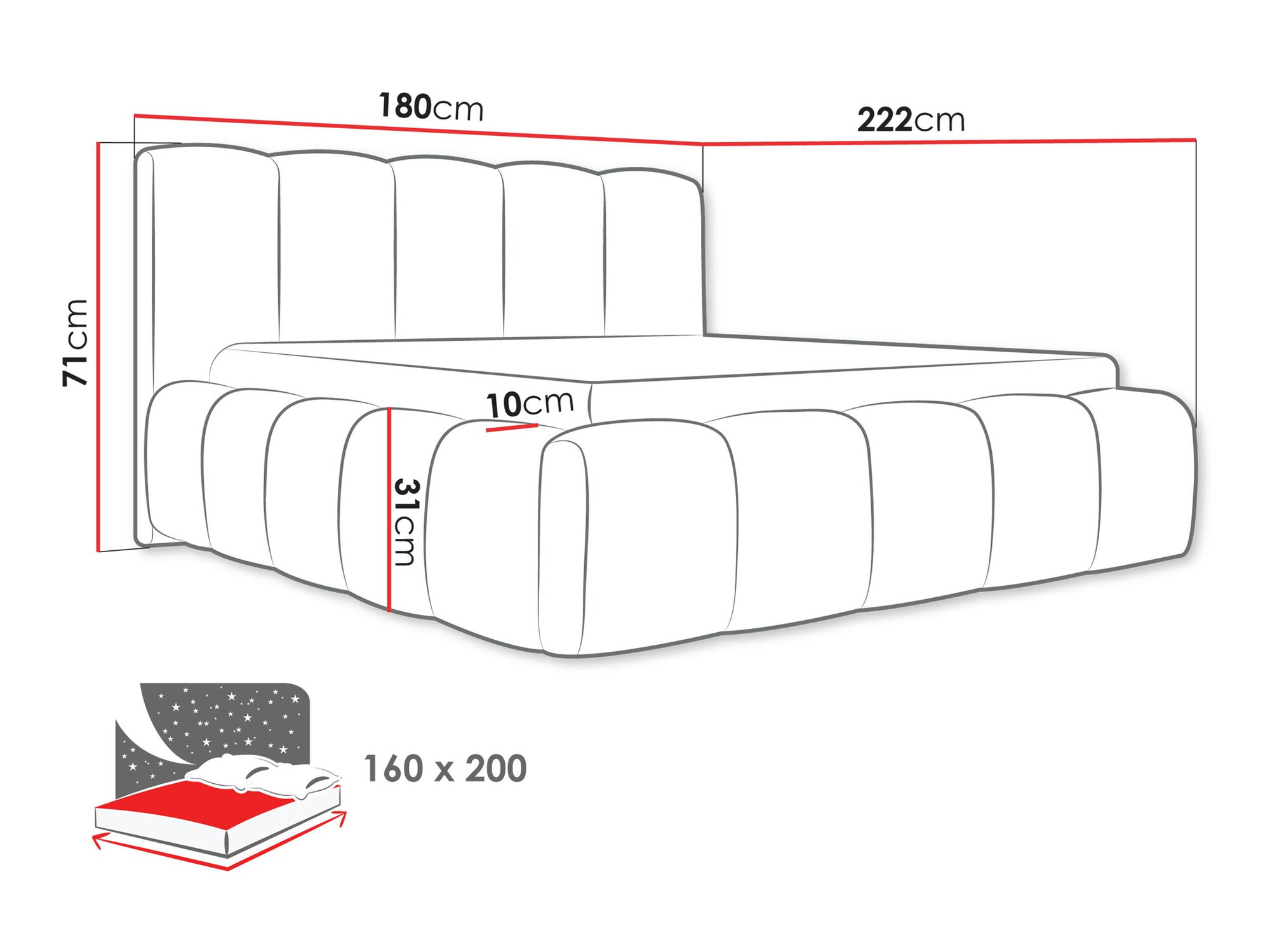 Bed TrendyNest 113 (Abriamo 04)