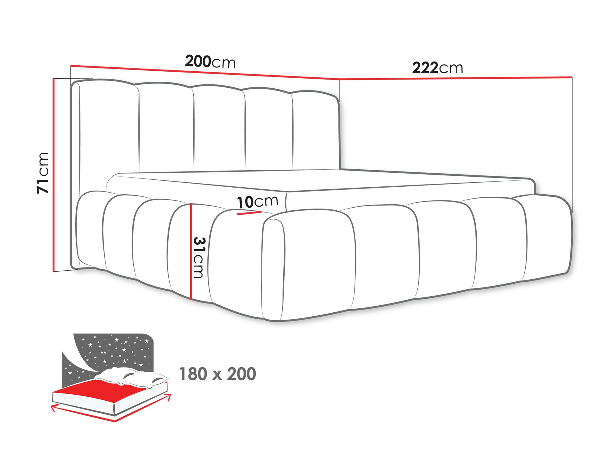 Bed TrendyNest 113 (Kronos 29)