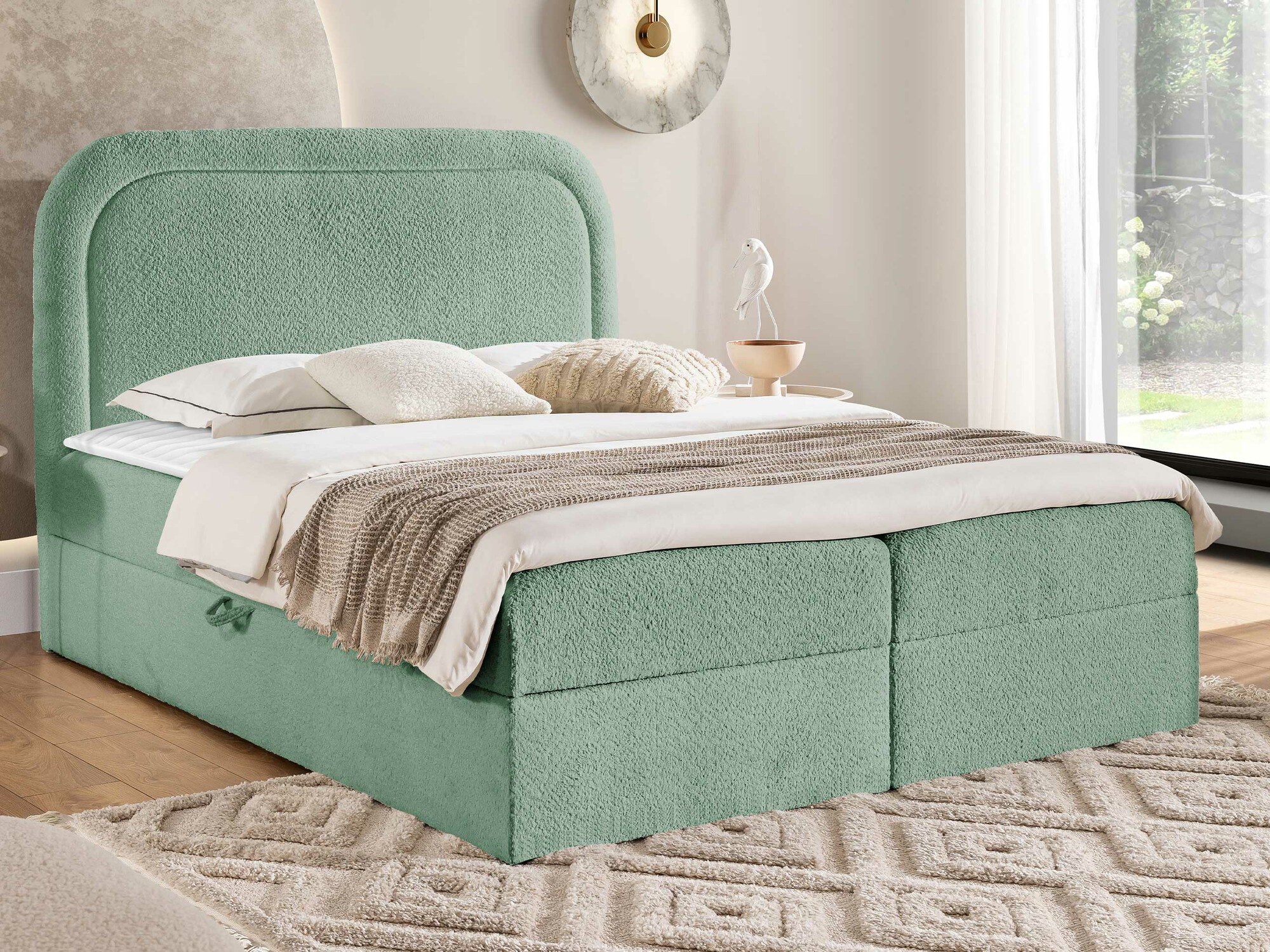 Boxspring Baltimore 197 (Coral 55)