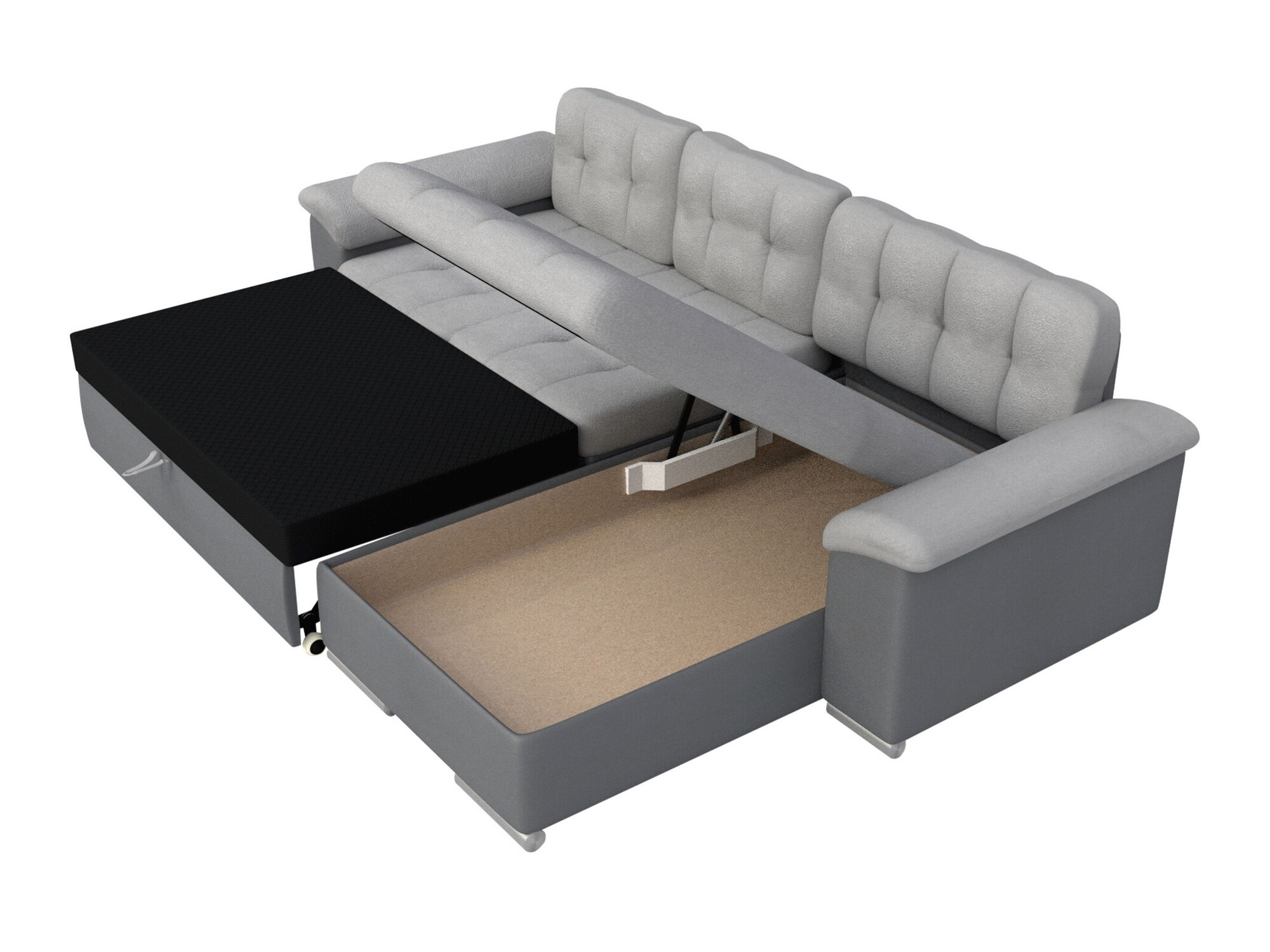 Hoekbank Comfivo 107 (Coral 75)