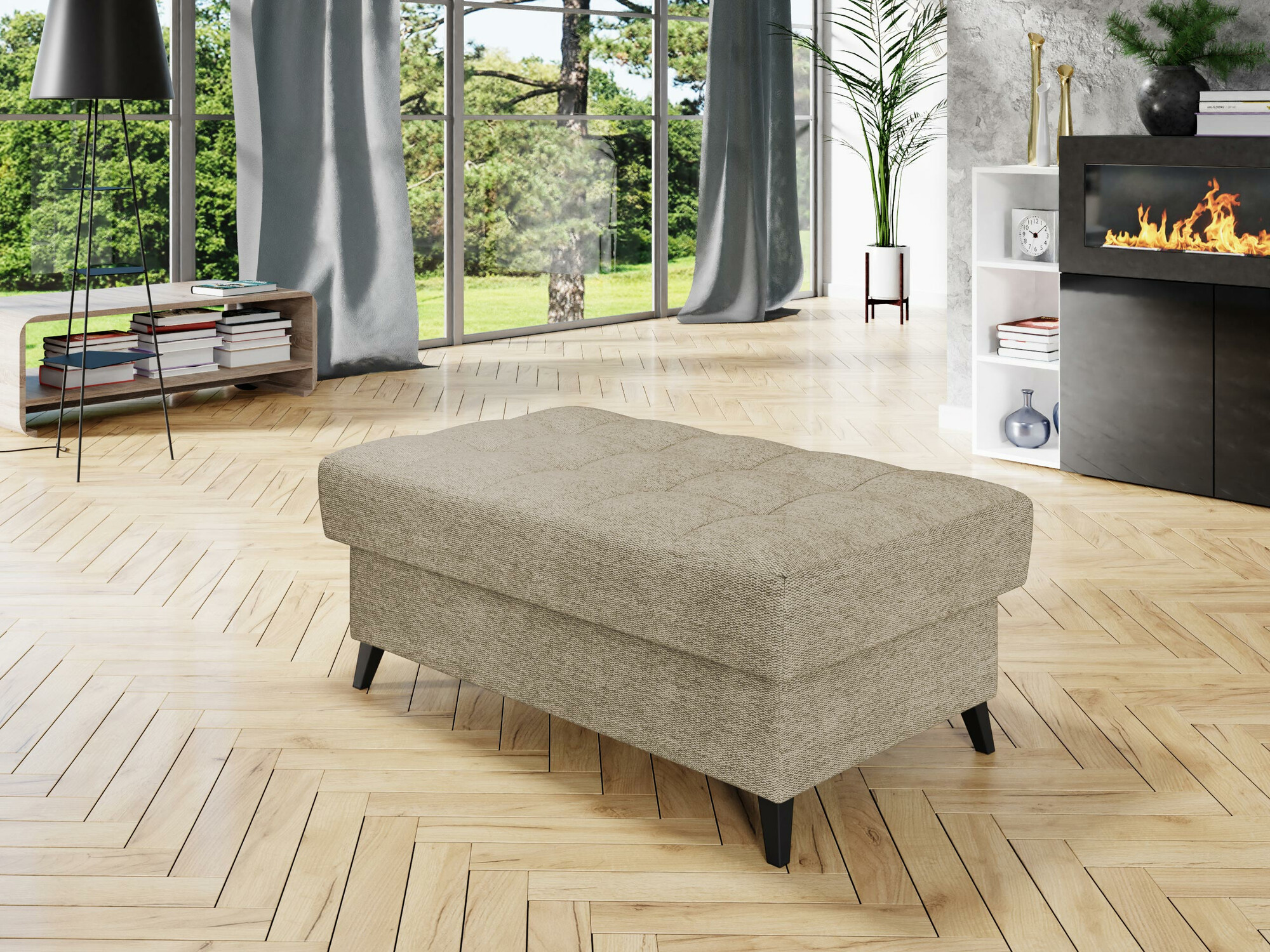 Gestoffeerde hocker Comfivo 236 (Matana 17)