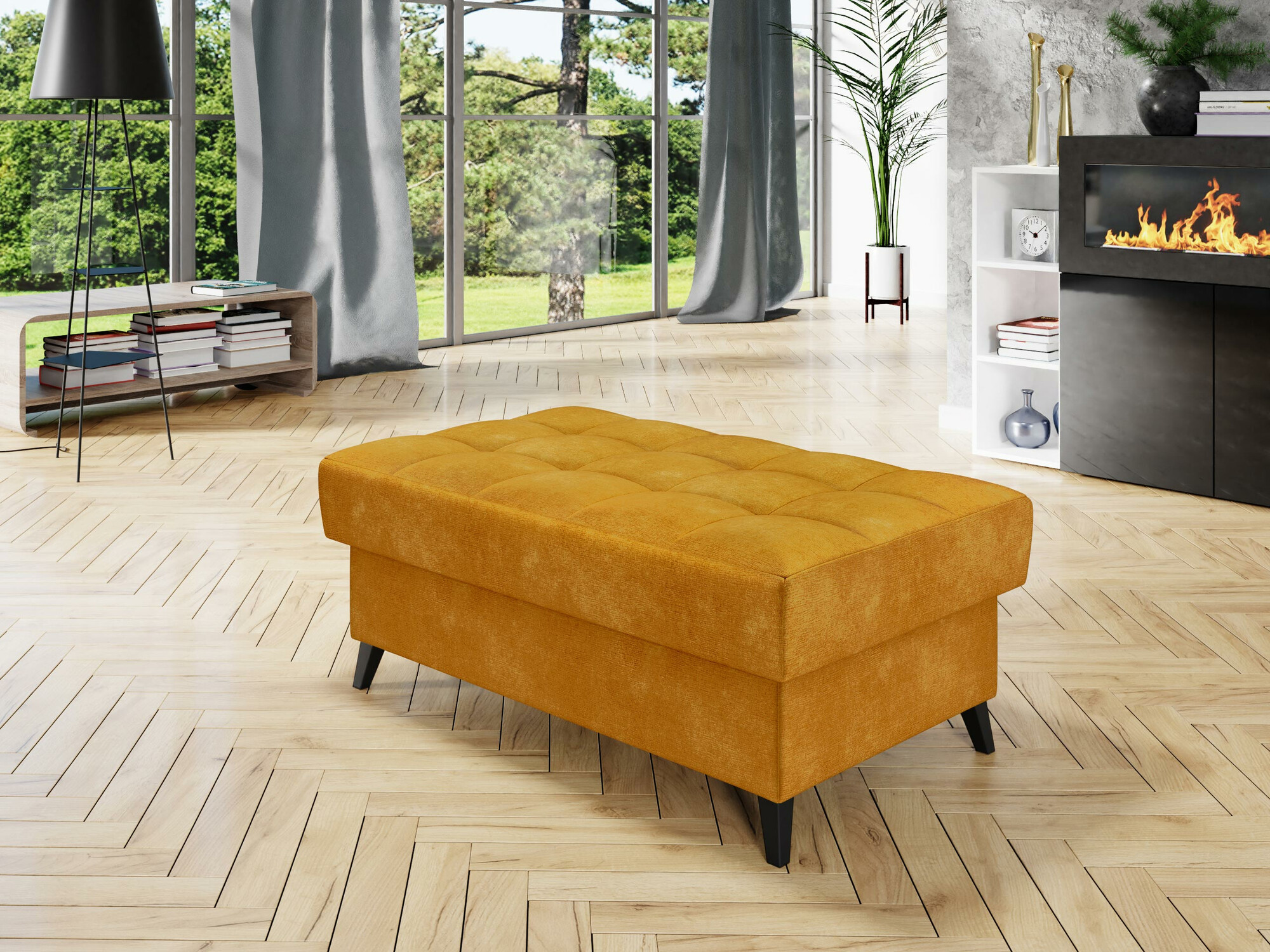 Gestoffeerde hocker Comfivo 236 (Wave 05)