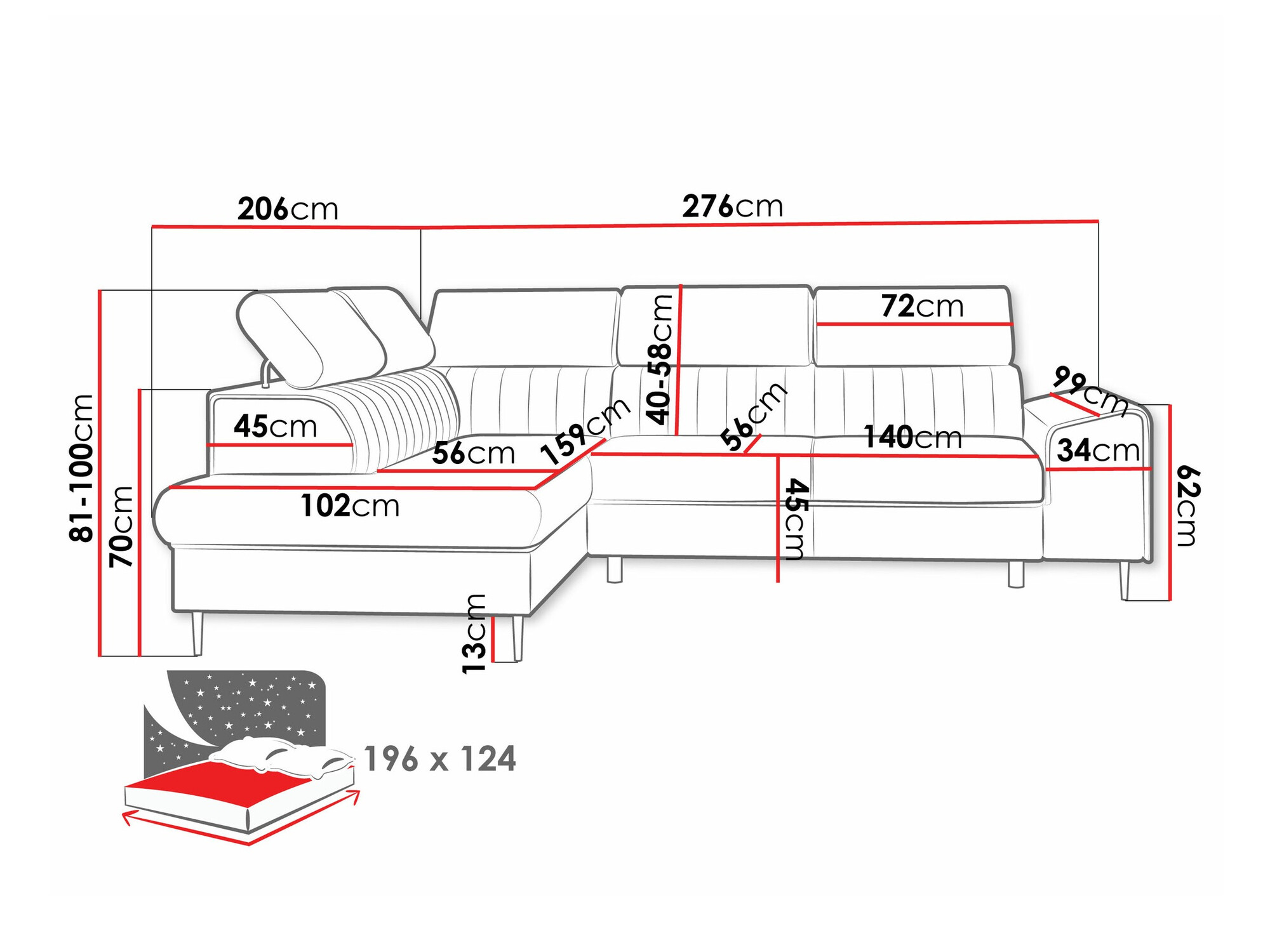 Hoekbank Comfivo 446 (Wave 05)