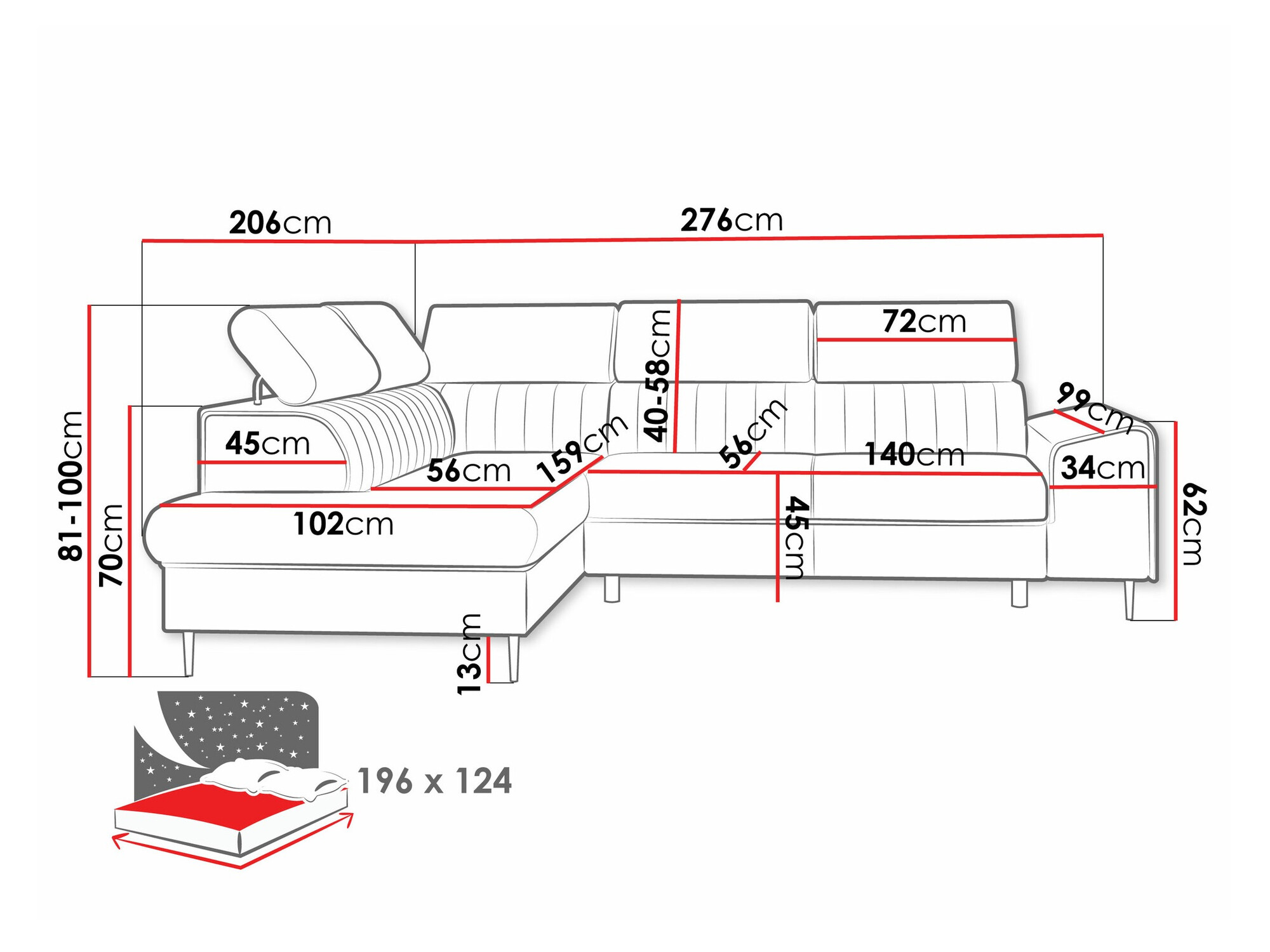 Hoekbank Comfivo Universum (Wave 15)