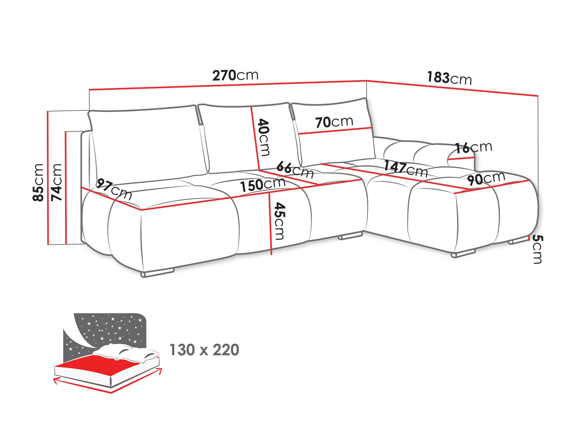 Hoekbank Camden 106 (Velo 635)