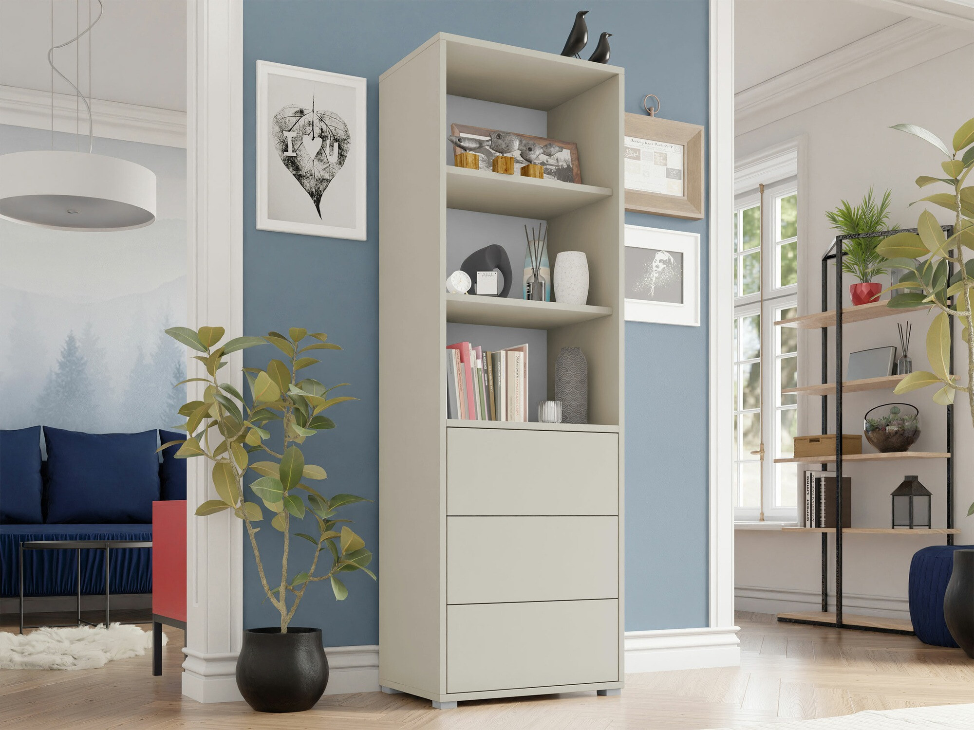 Boekenkast Comfivo Fersoe 105 (Kasjmier)