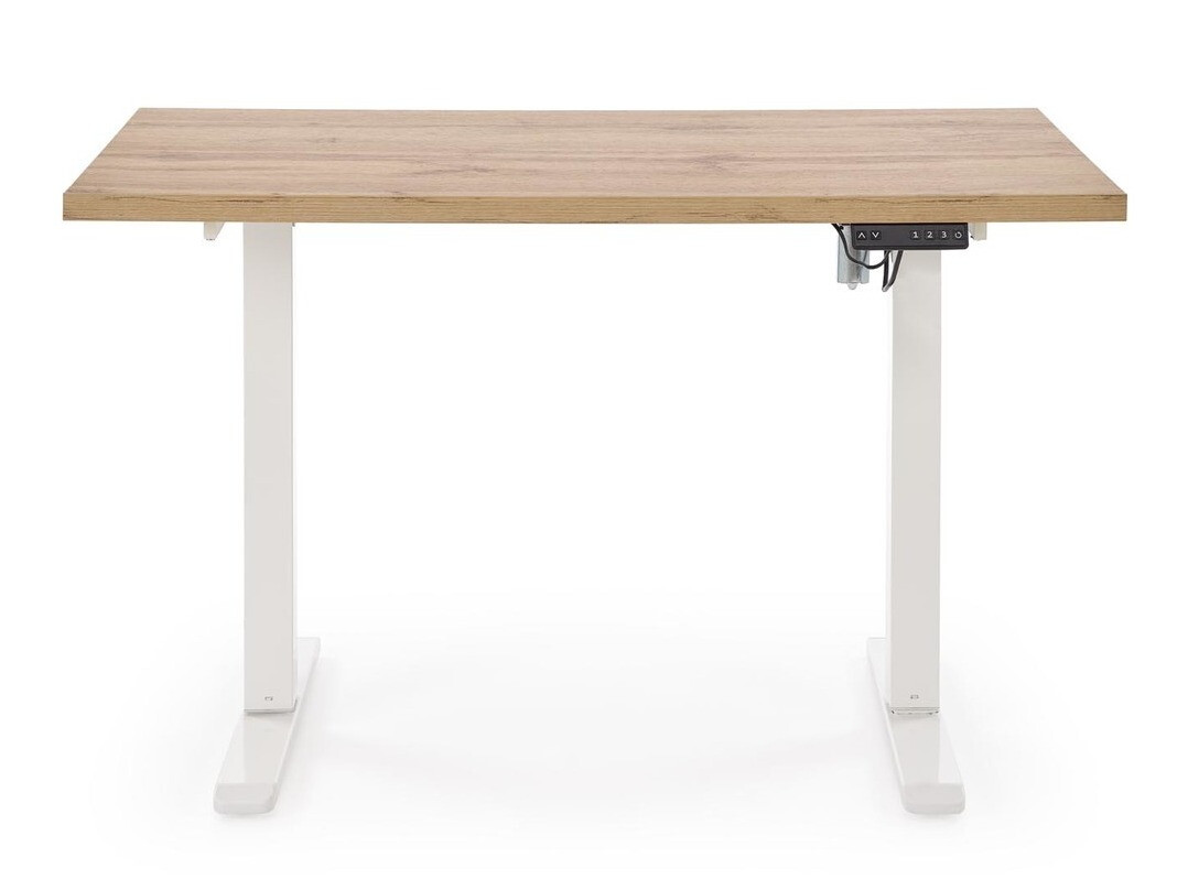 In hoogte verstelbaar bureau Houston 1942 (Artisan eiken + Wit)