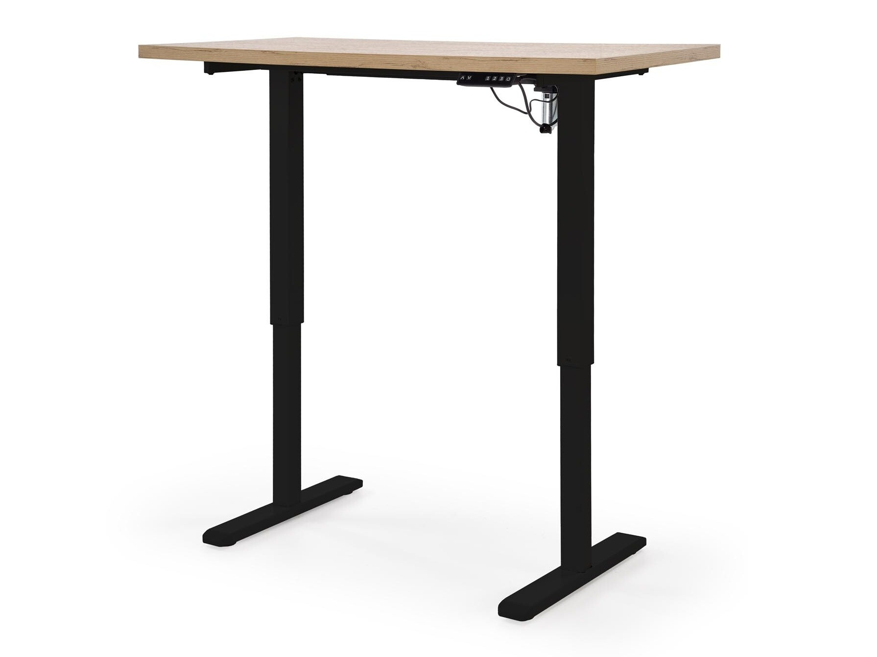 In hoogte verstelbaar bureau Houston 1942 (Artisan eiken + Zwart)