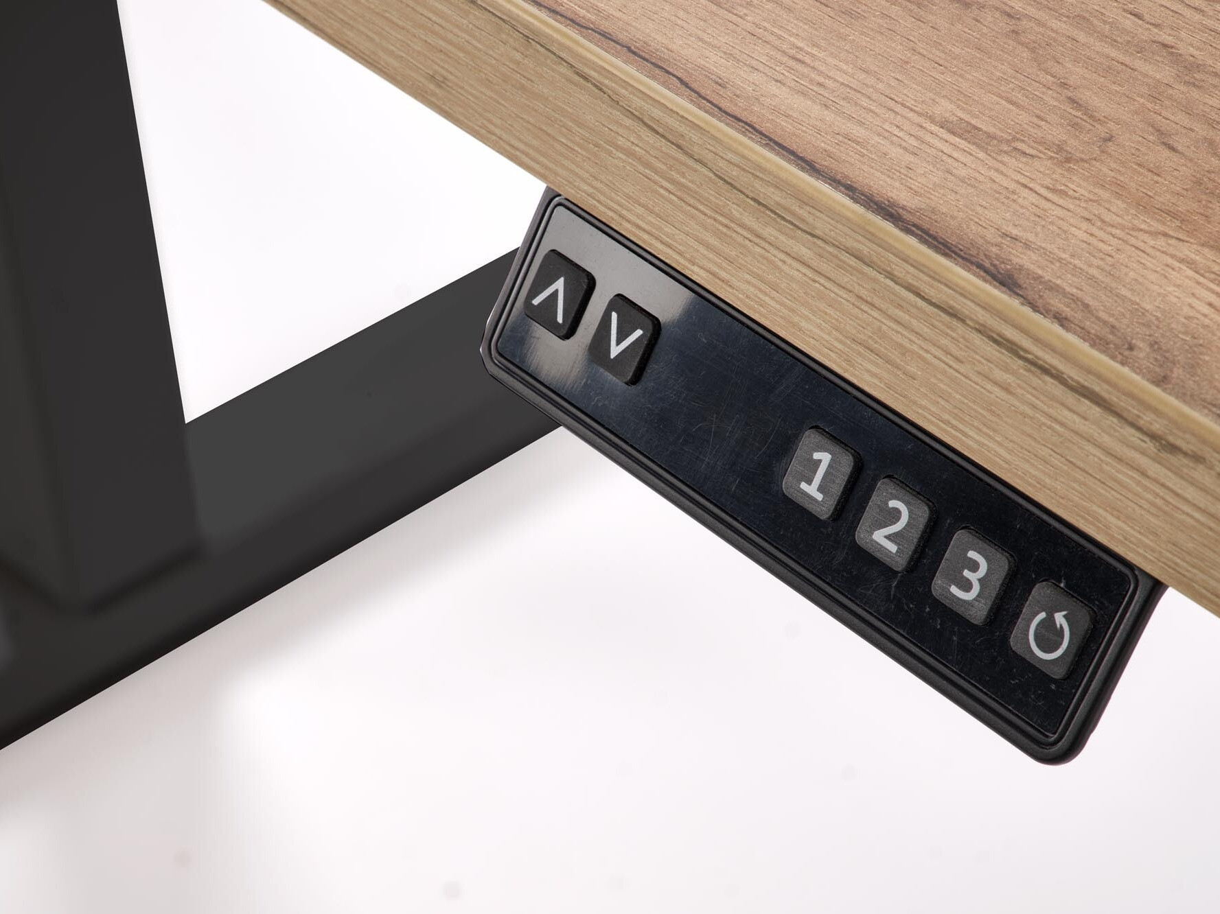 In hoogte verstelbaar bureau Houston 1942 (Artisan eiken + Zwart)