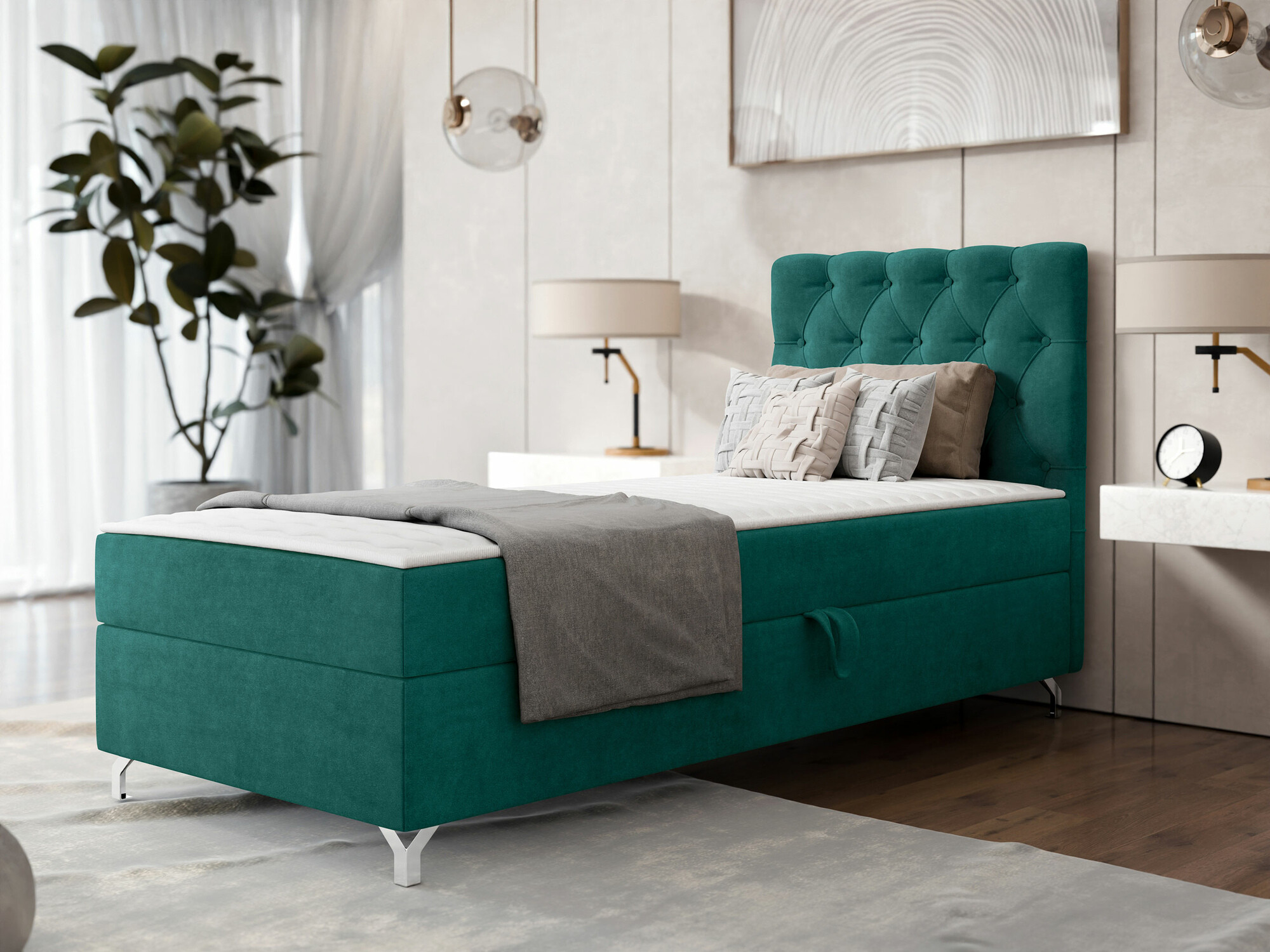 Boxspring Memphis 142 (Manila 37)