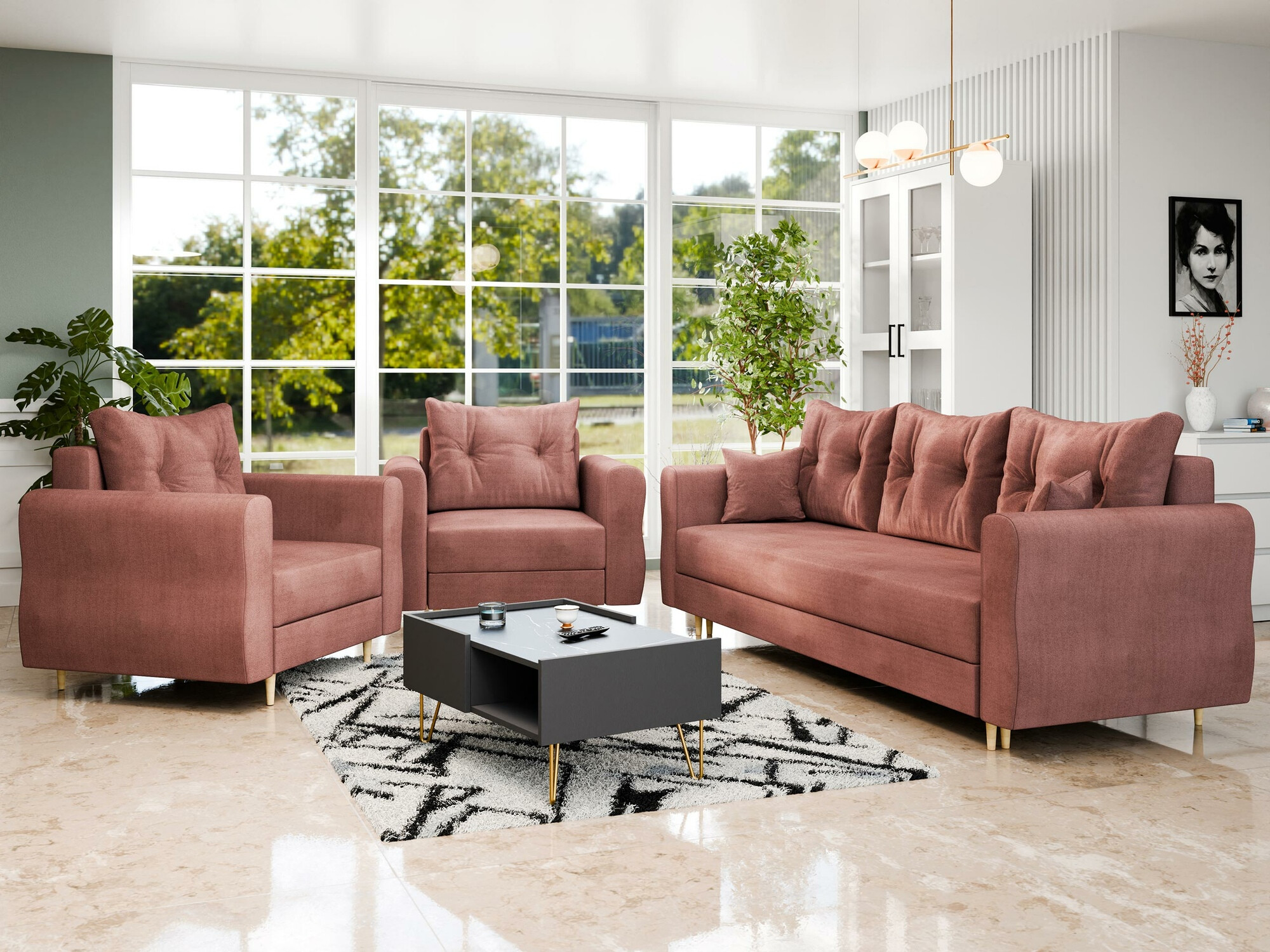 Gestoffeerde meubelset Veldala 106 (Manila 29)