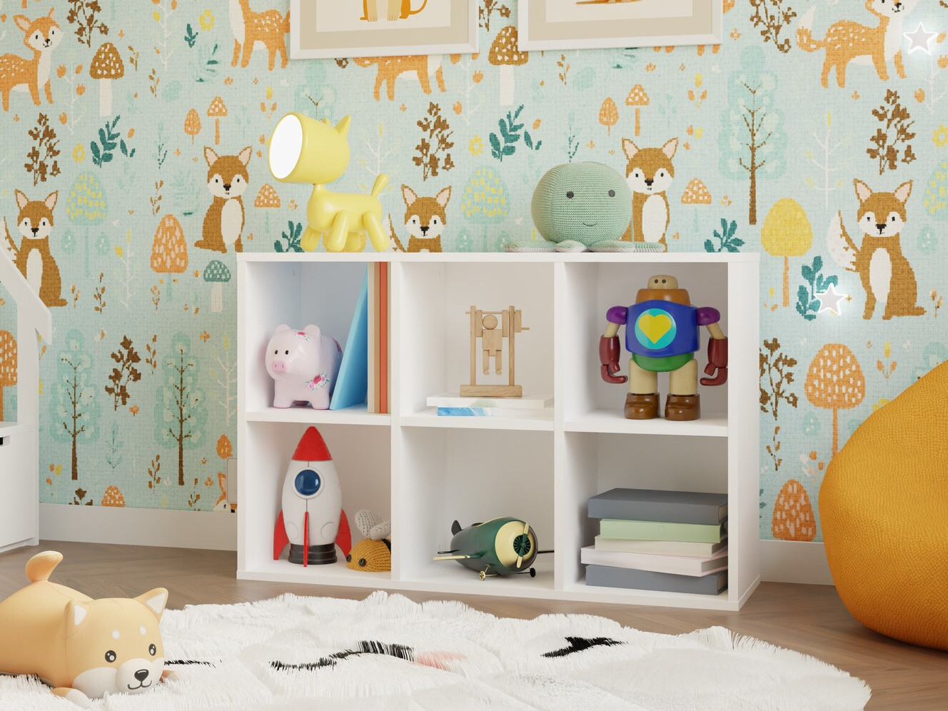Boekenkast Mandeville 296 (Wit)