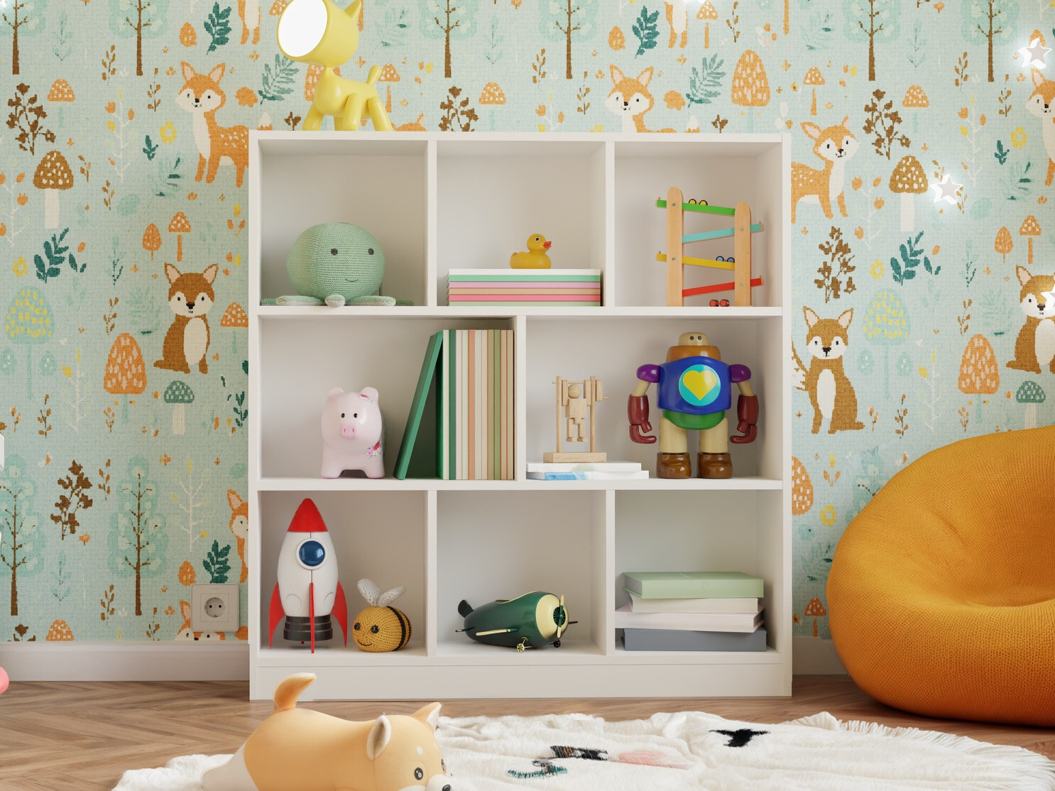 Boekenkast Mandeville 307 (Wit)