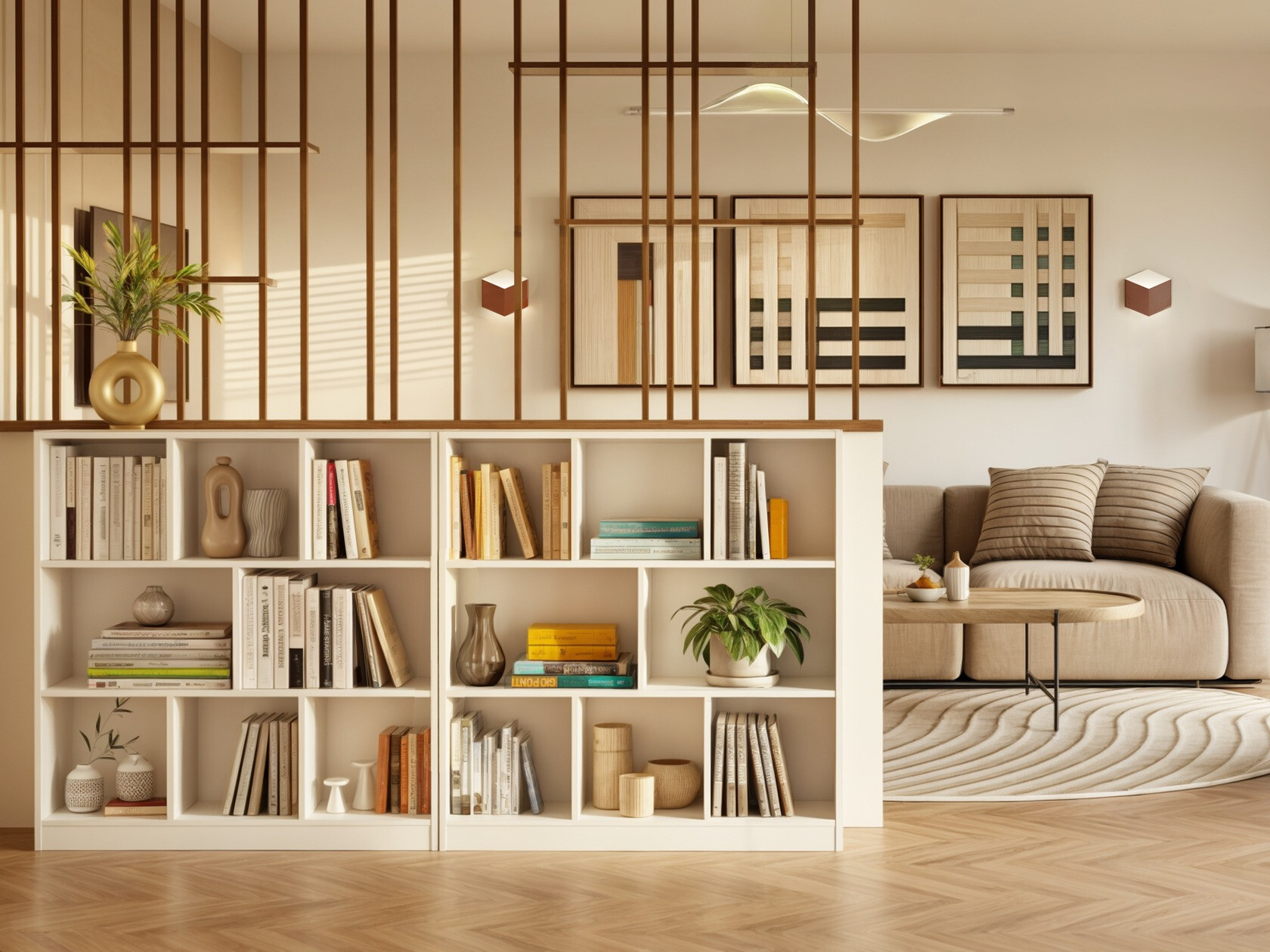 Boekenkast Mandeville 307 (Wit)