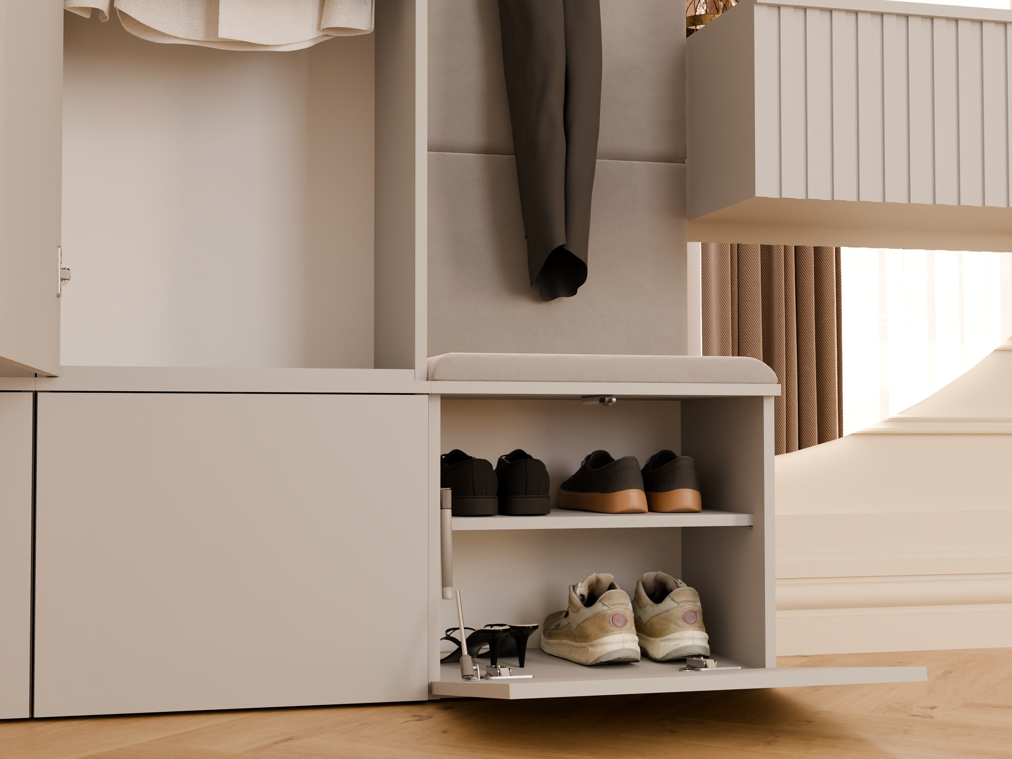 Kledingkast Mandeville 375 (Kasjmier)