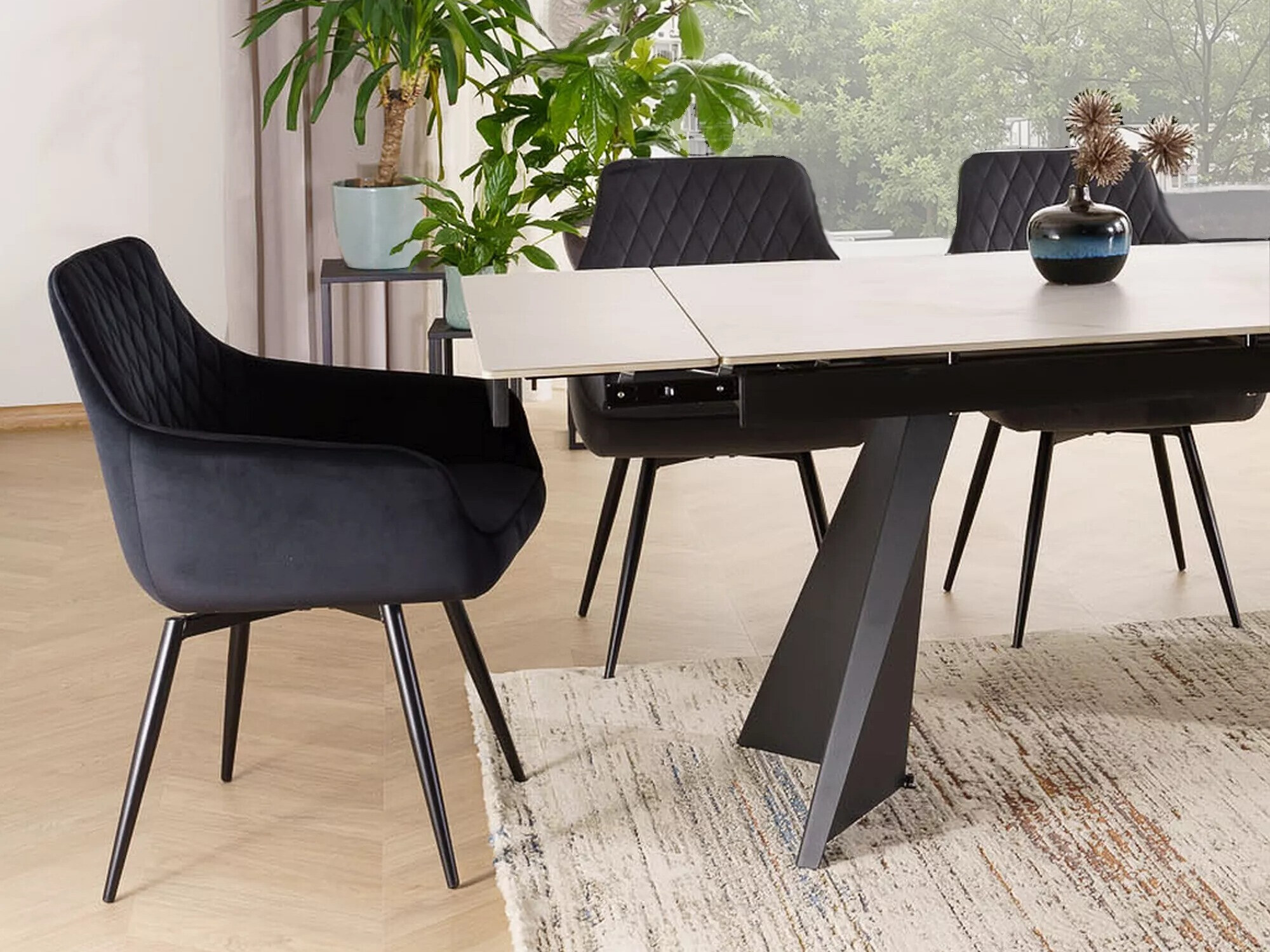 Stoel Detroit 734 (Zwart)