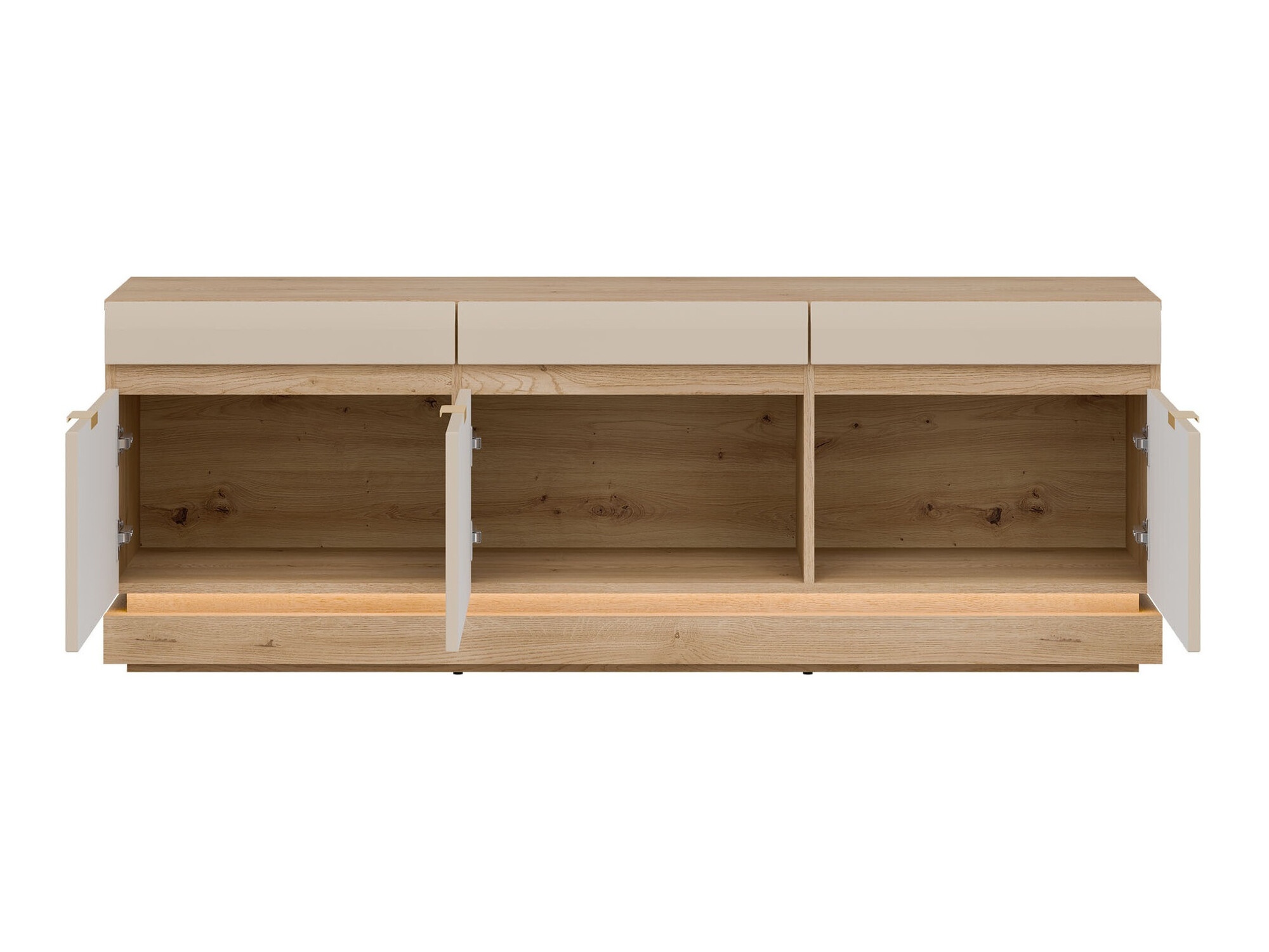 TV-meubel Teselbu 100 (Kasjmier + Torro Eik)