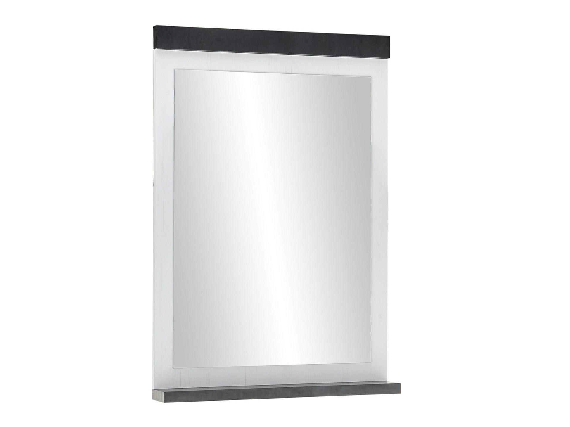 Badkamer spiegel Cirtale 135 (Gebleekt grenen + Antraciet)