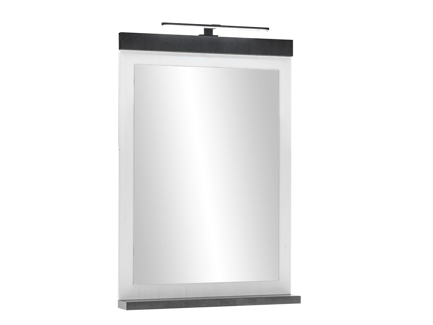 Badkamerset Cirtale 137 (Gebleekt grenen + Antraciet)