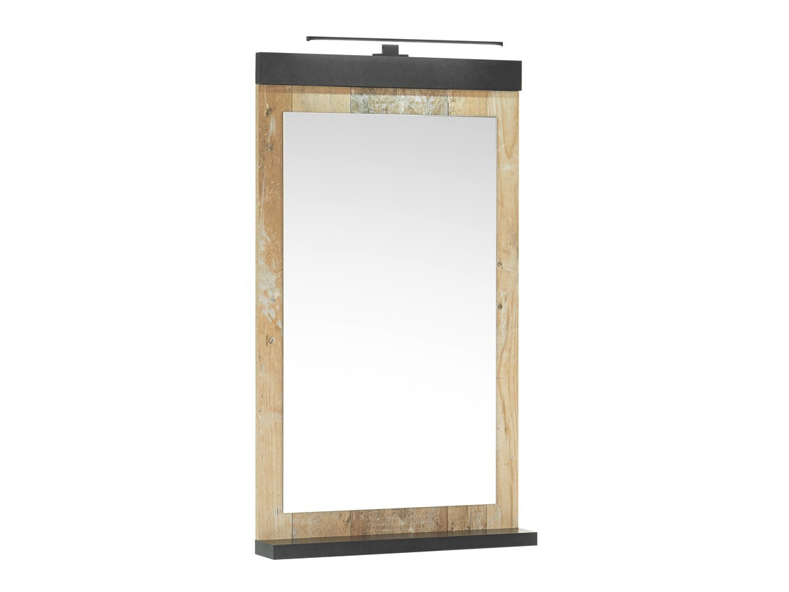 Badkamerset Cirtale 138 (Verouderd hout + Antraciet)