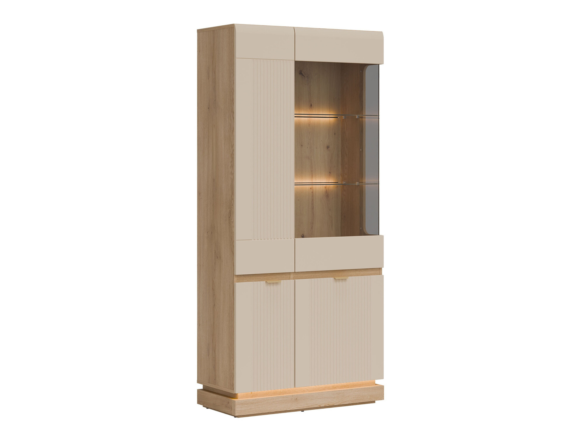 Boekenkast Teselbu 111 (Kasjmier + Eiken)