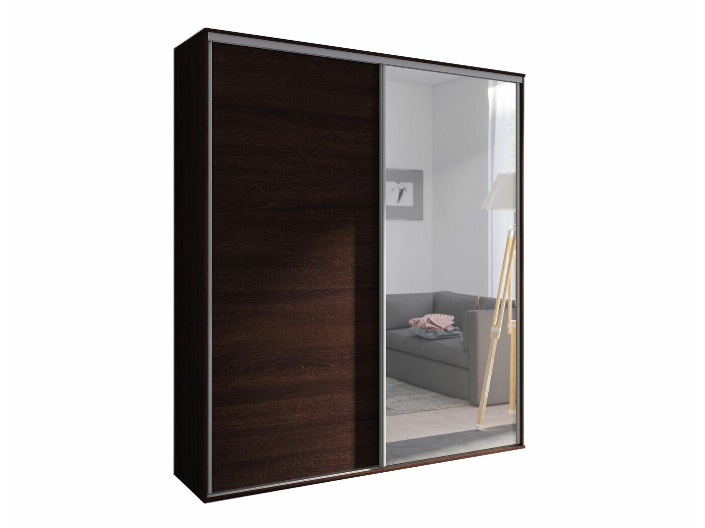 Kledingkast Murrieta 180 (Donker Sonoma eik)