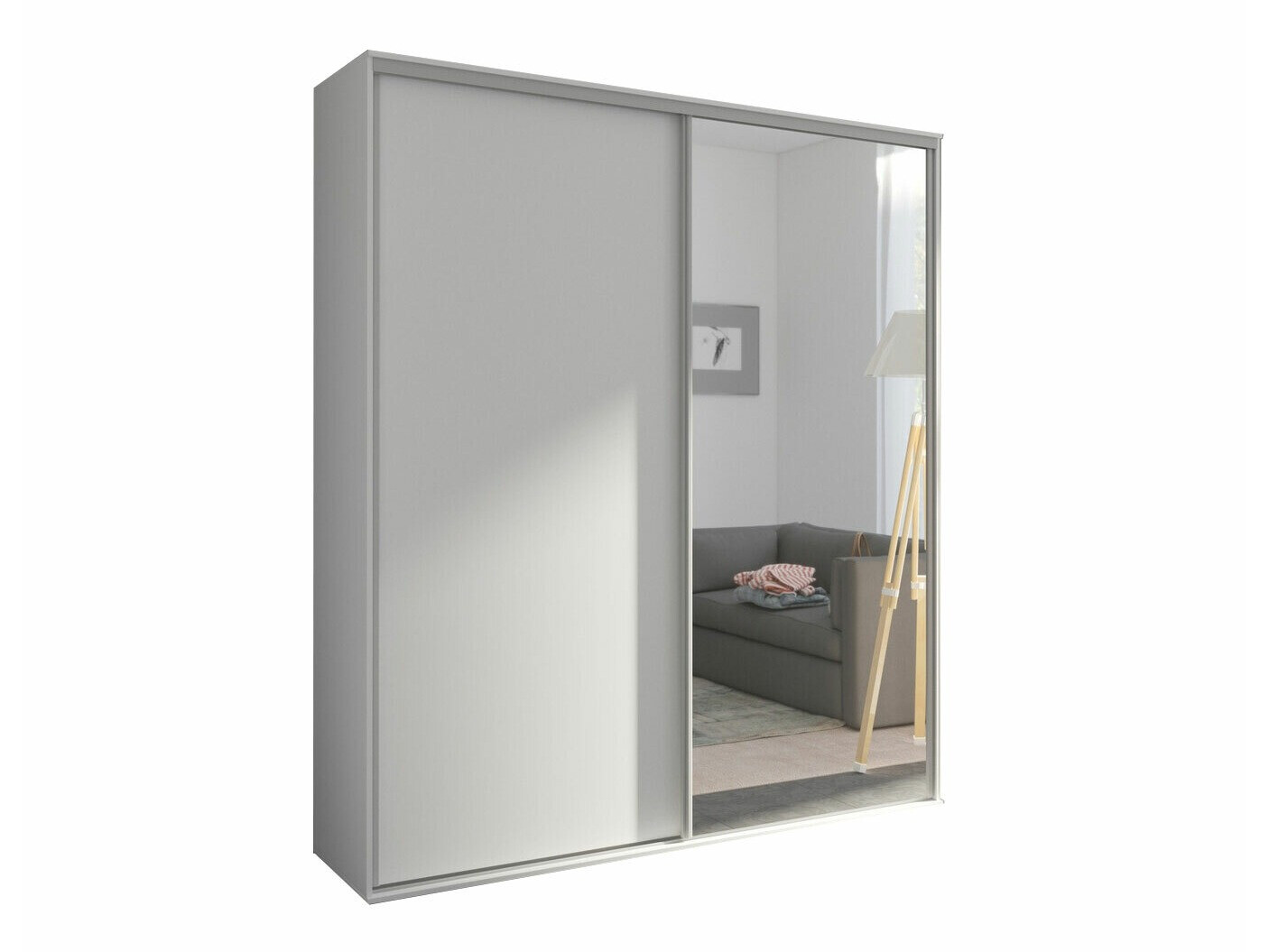 Kledingkast Murrieta 180 (Wit)