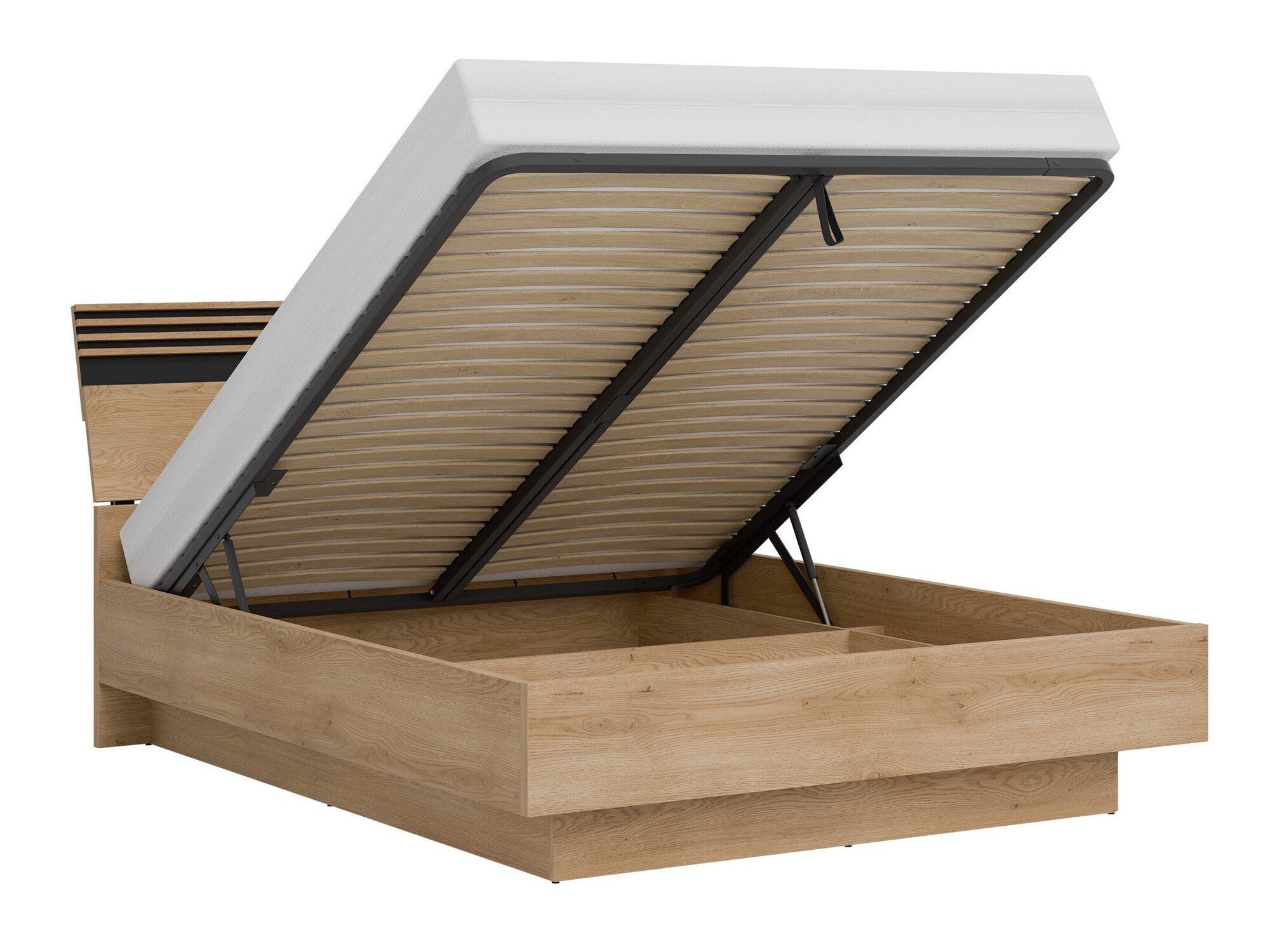 Slaapkamer set Teselbu 117 (Kasjmier + Eiken)