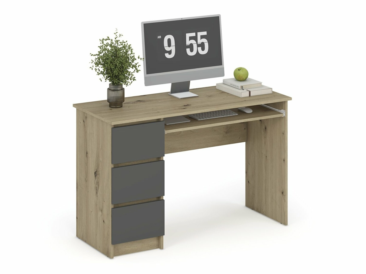 Bureau Houston 1949 (Grafiet + Artisan eiken)