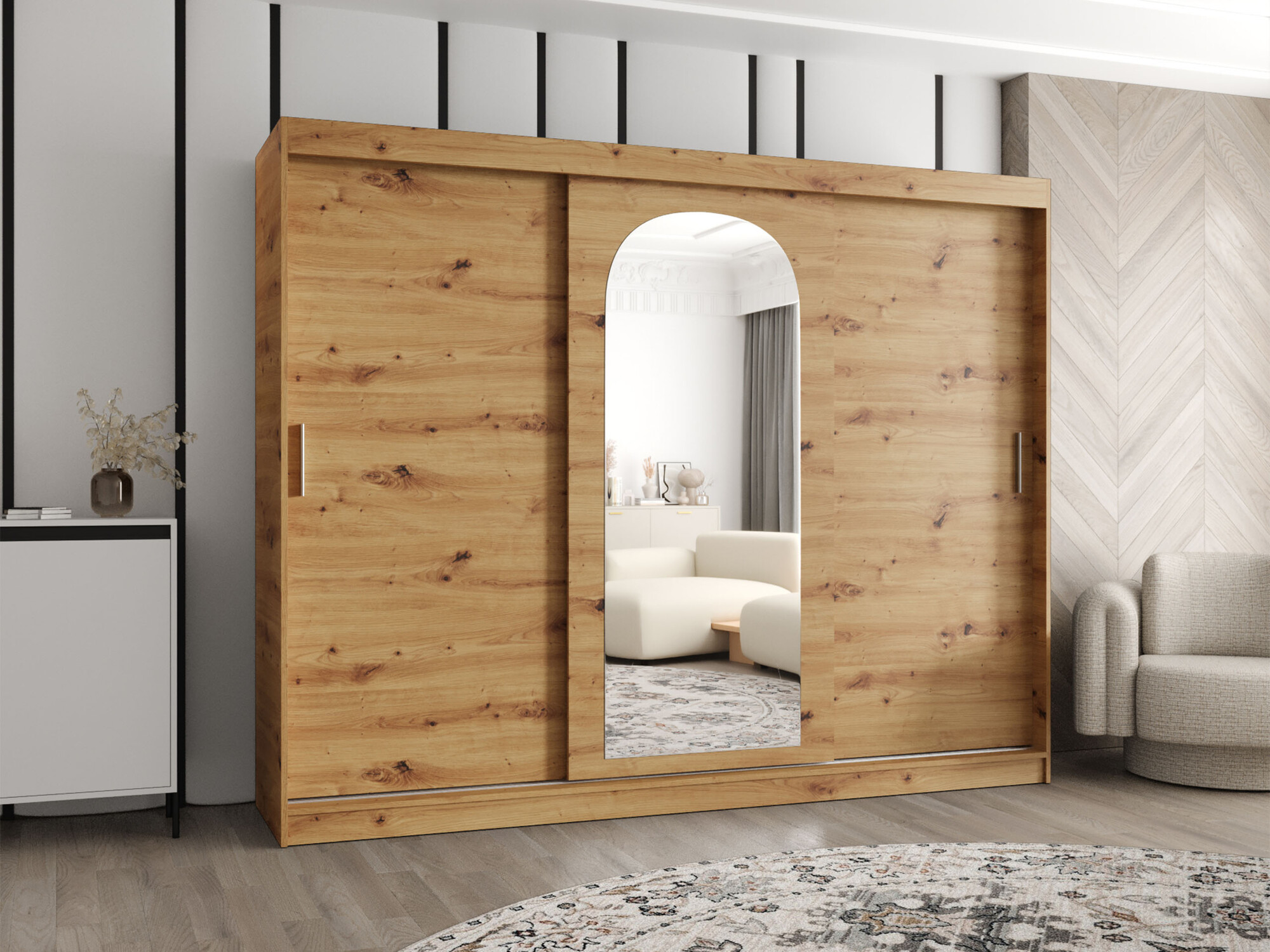 Kledingkast Hartford 497 (Artisan eiken)