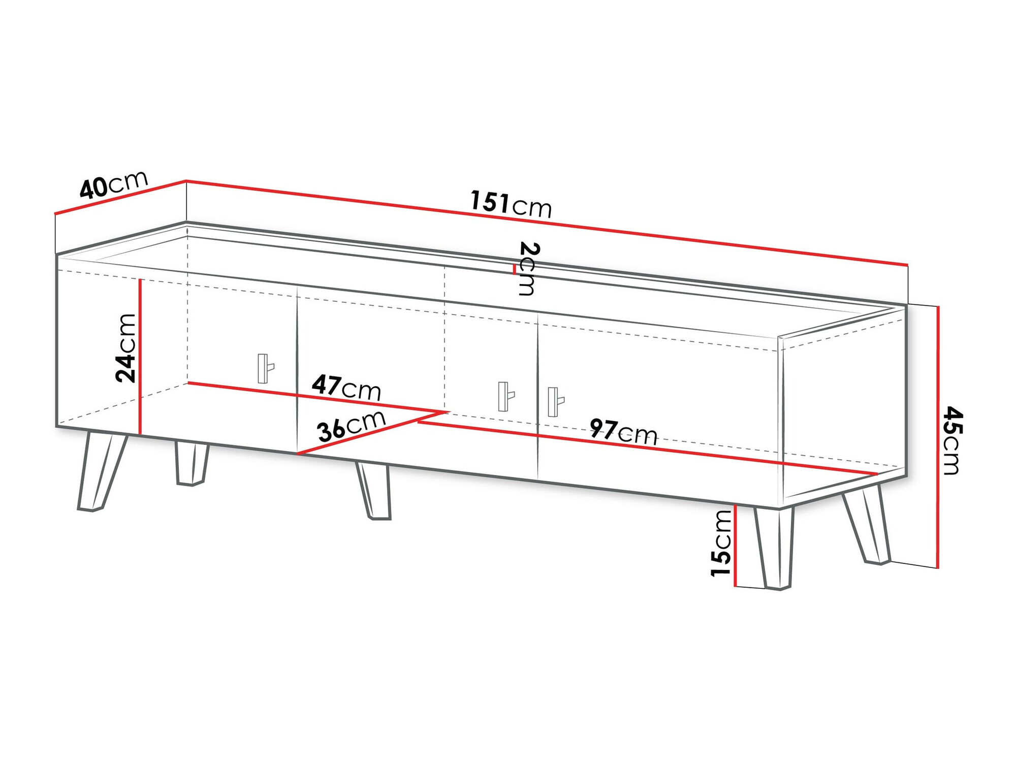 TV-meubel Comfivo Avimelo 106