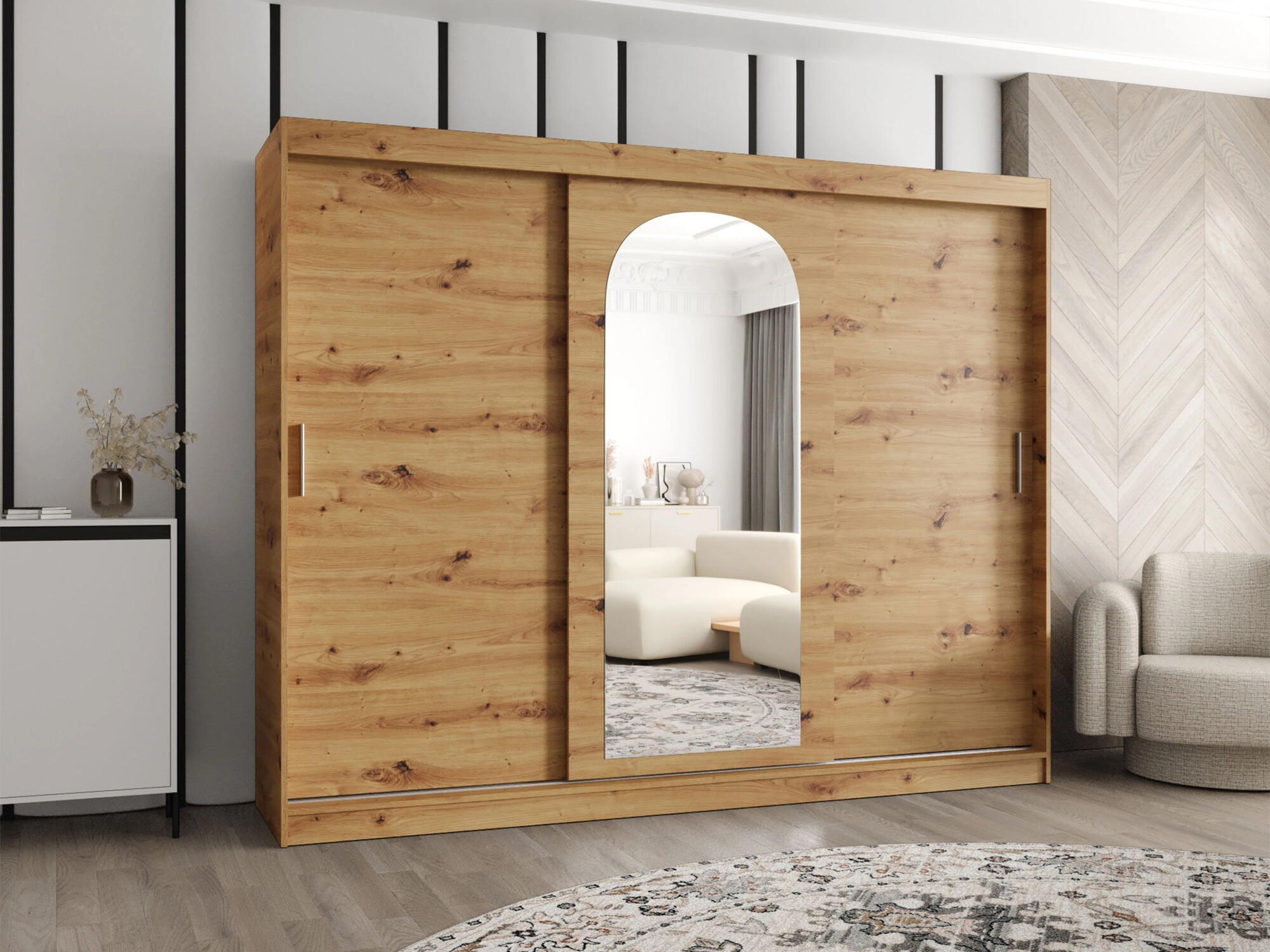 Kledingkast Hartford 497 (Artisan eiken)